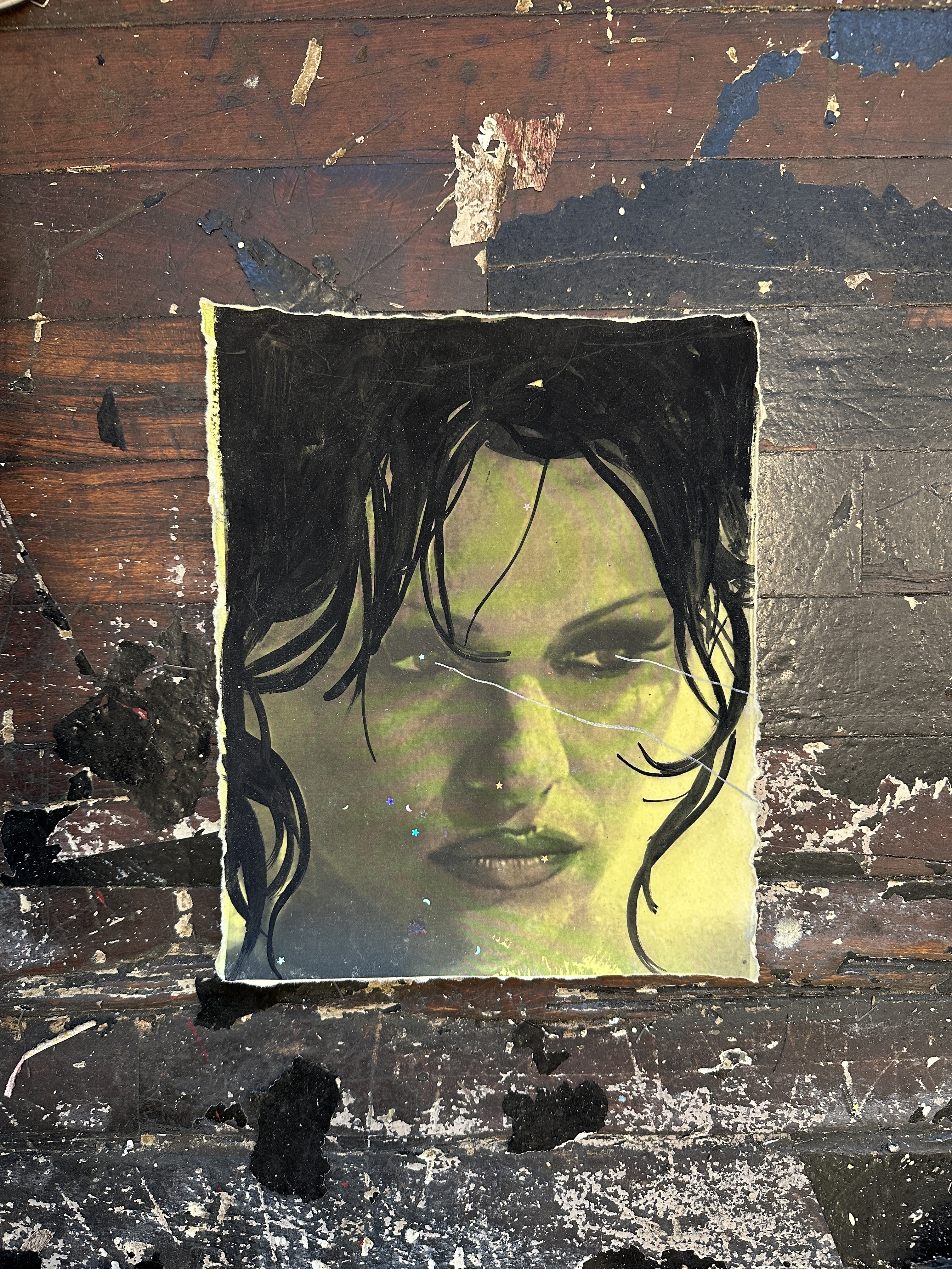 pam study 1 on BFK paper ~8 x 10.5 inches