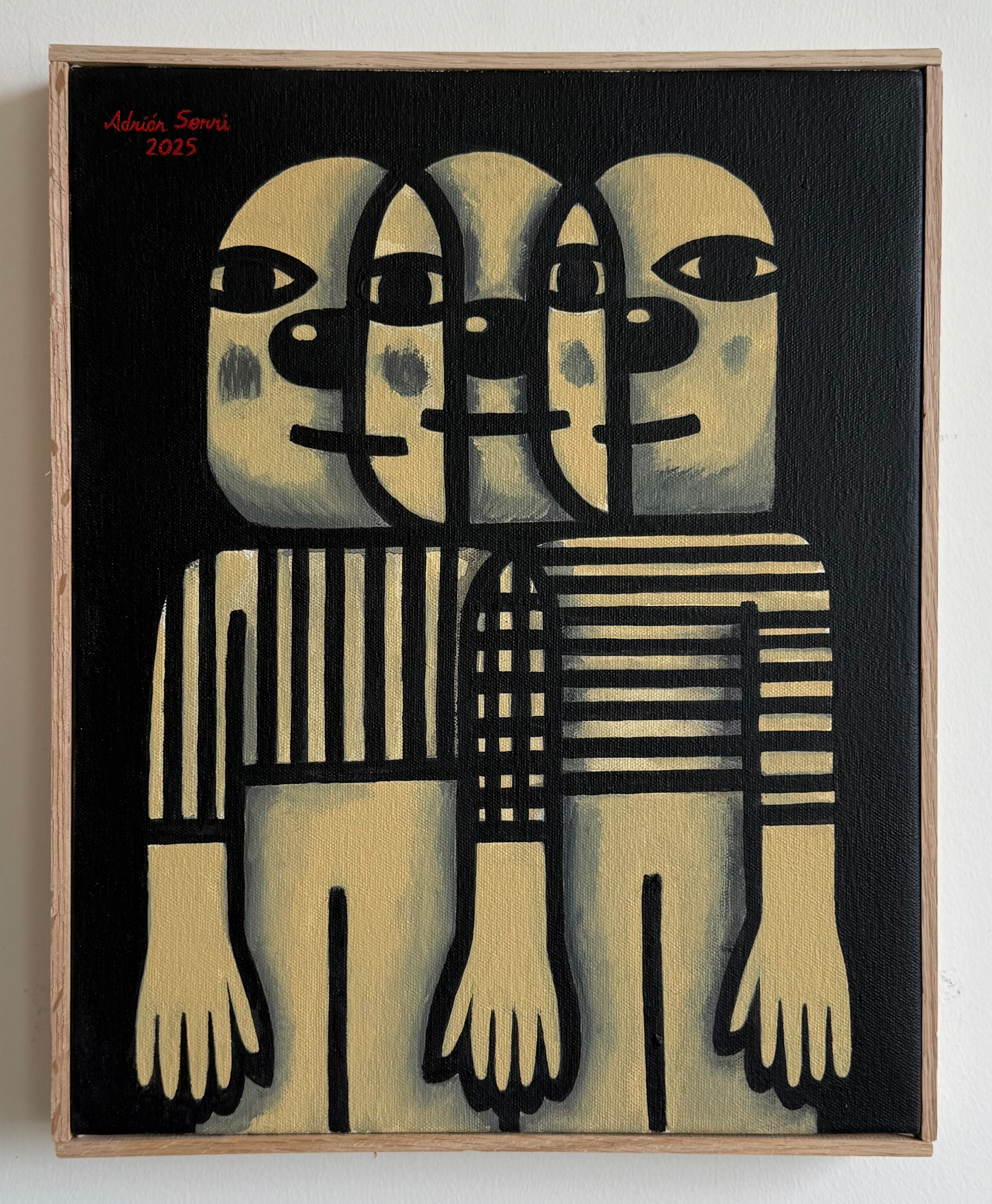 INTERSECTION #3ACRYLIC PAINTING ON CANVAS15x12 INCHES2025PRICE UPON REQUEST>> hola@sonni.world