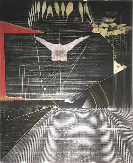 “Wave maker” / 71 x 56 in/ Digital print on intervened paper / Ed. 3 + 1 P.A. / 2015