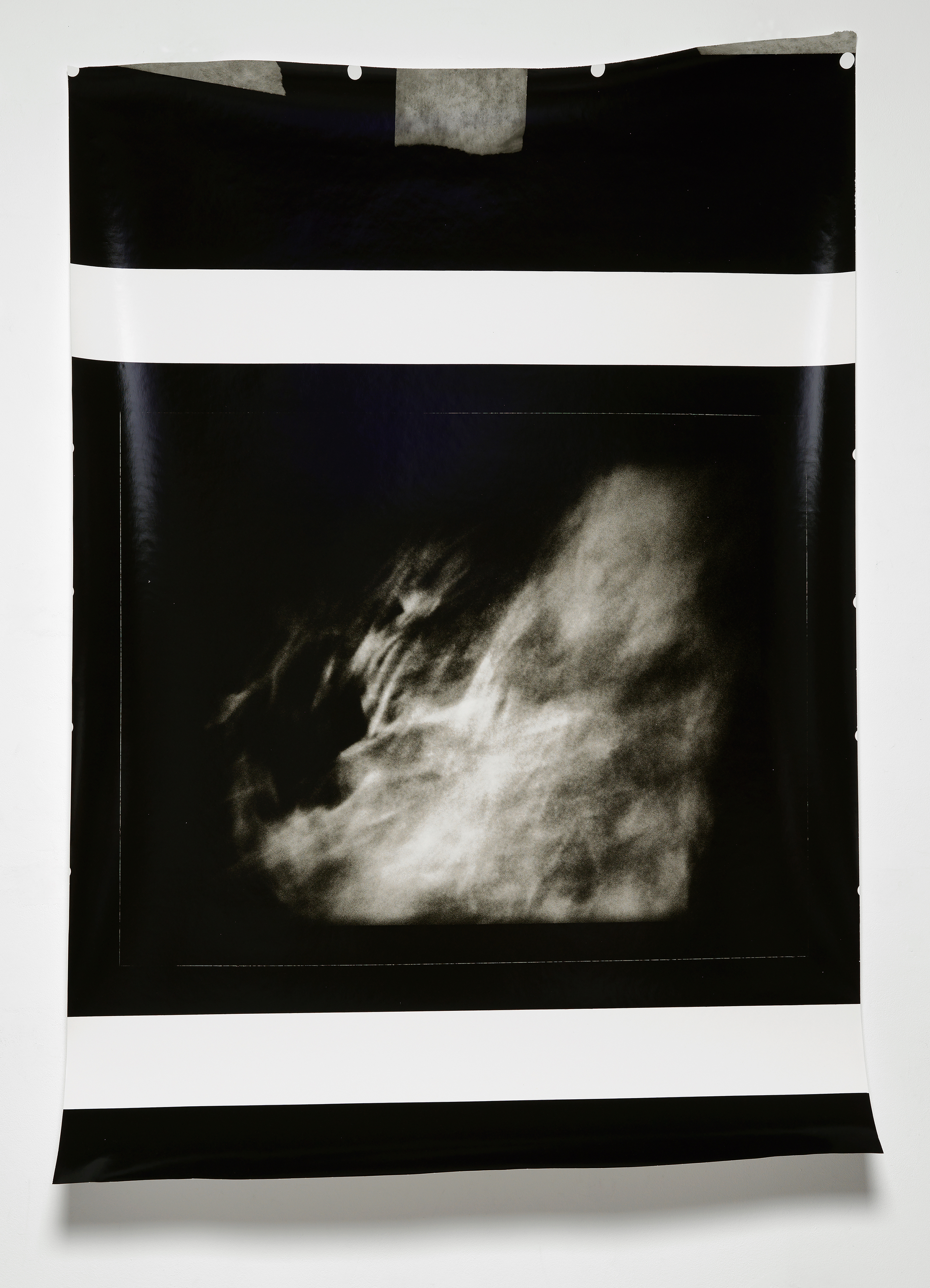 One Small Ghost, 2021. Unique silver gelatin print,  157.5 &times; 107.9 cm (62" &times; 42 1/2")