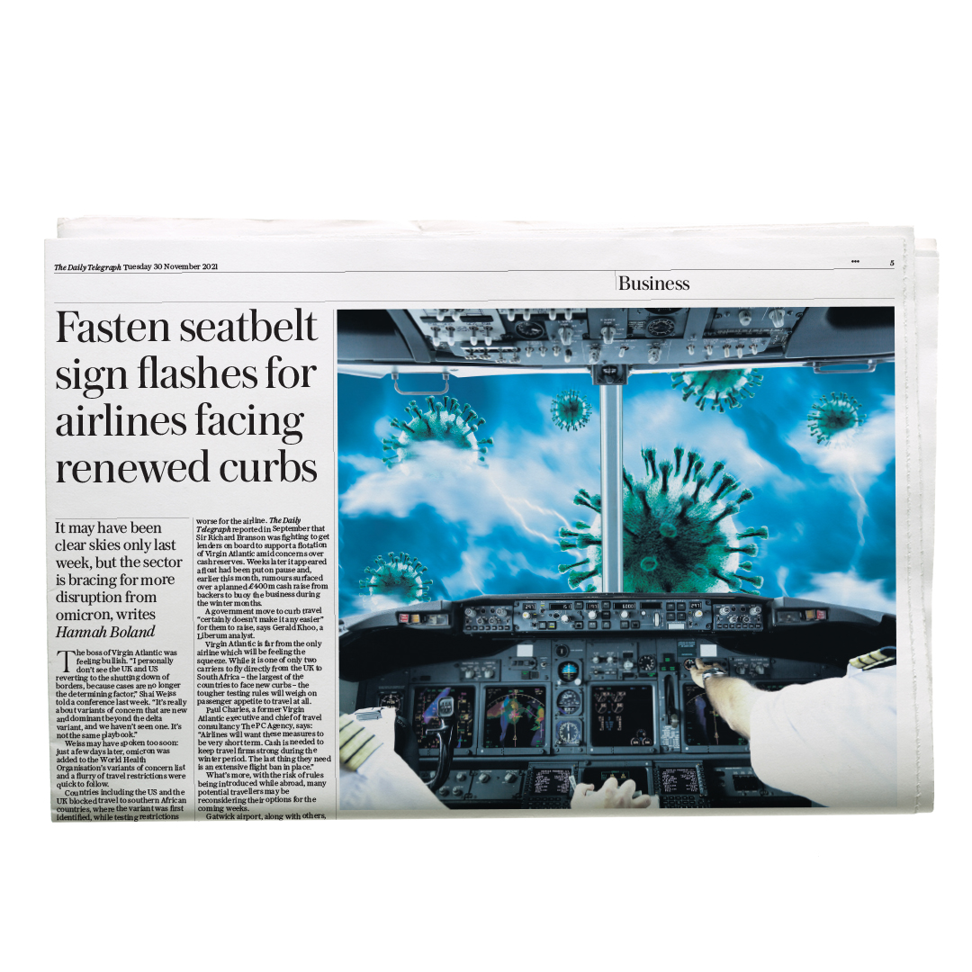 Omicron disrupts air travel - 30 November 2021