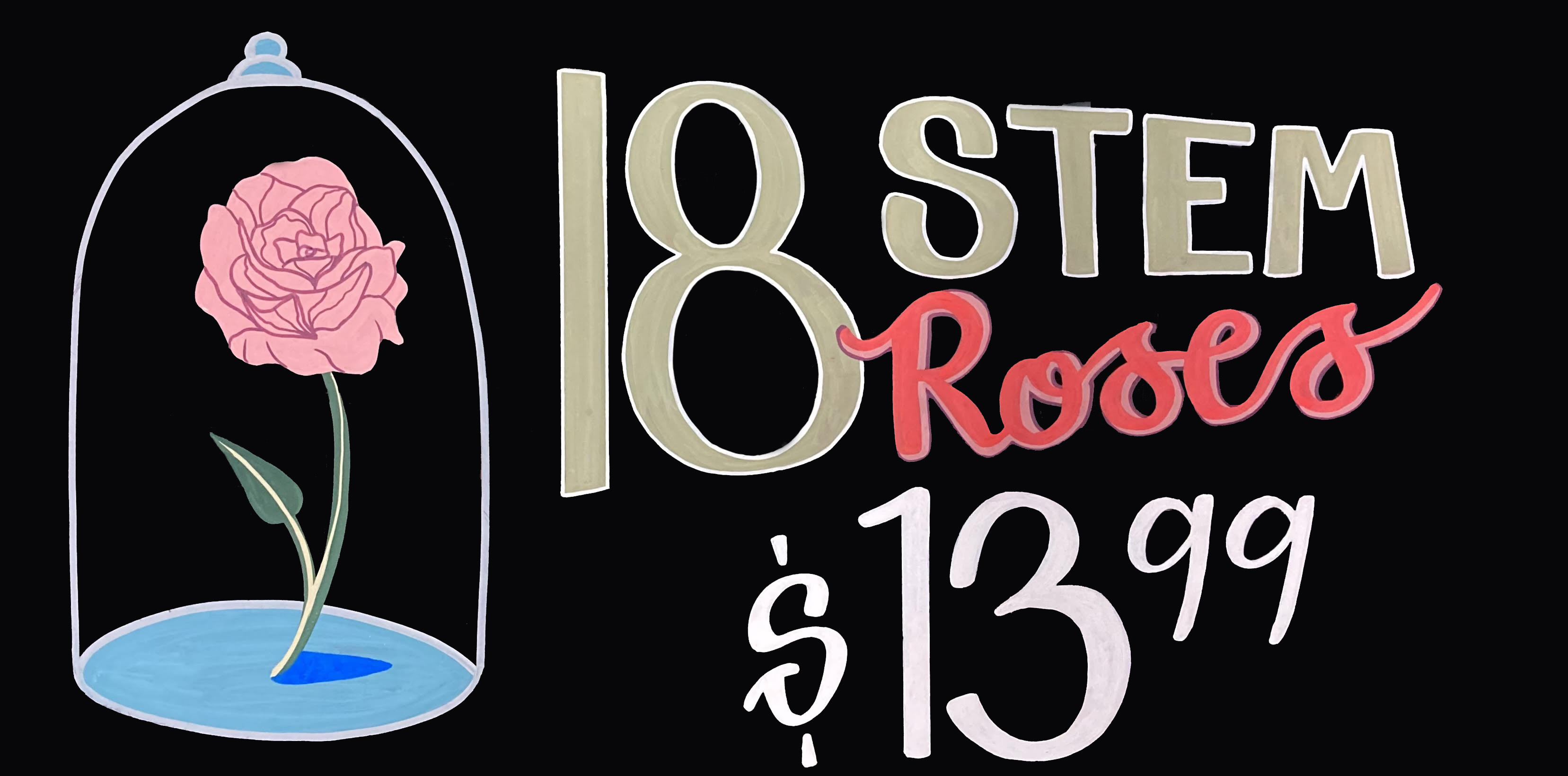 Paint Marker on Board, 5x2 ft