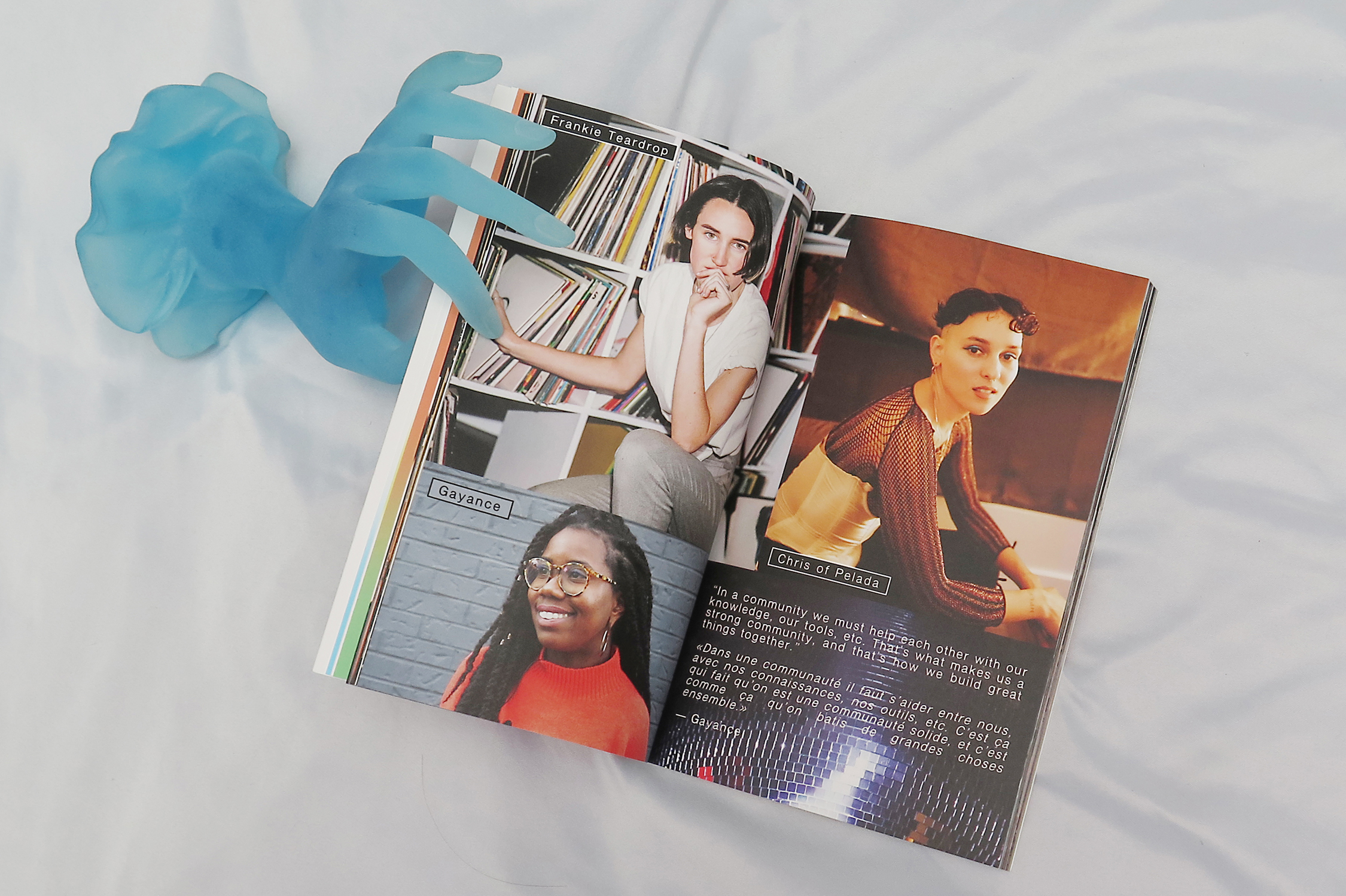 Cover and layout for 5 years of Never Apart.