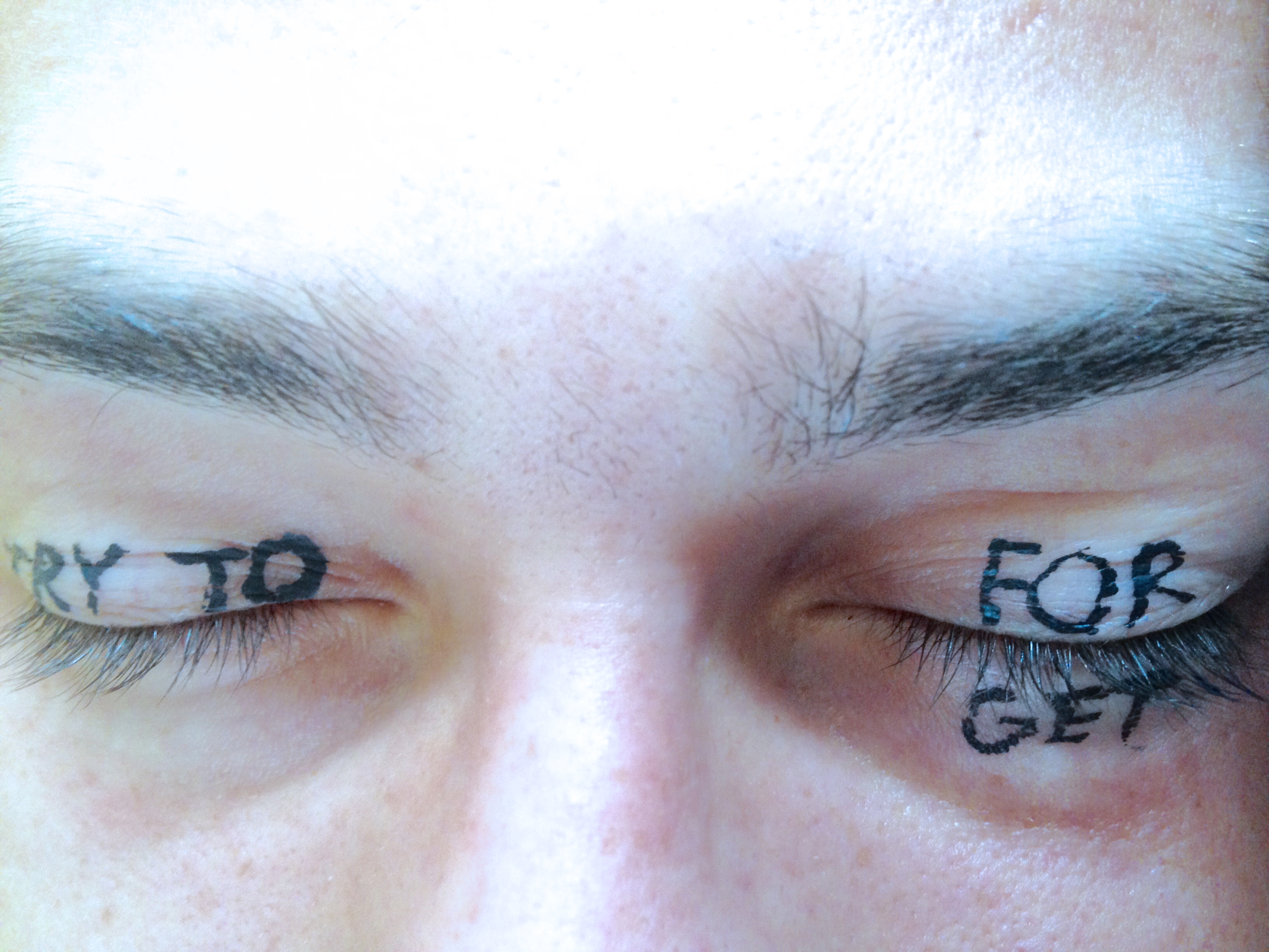try to forget