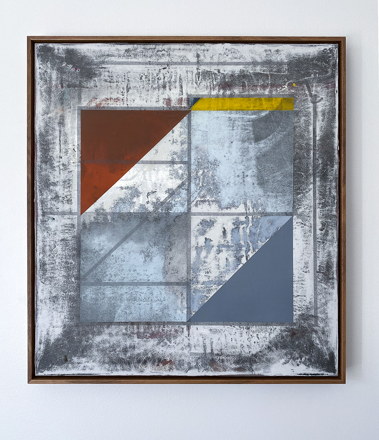 Catch and Release, 2019, oil, acrylic and pencil on canvas, 57x52cm