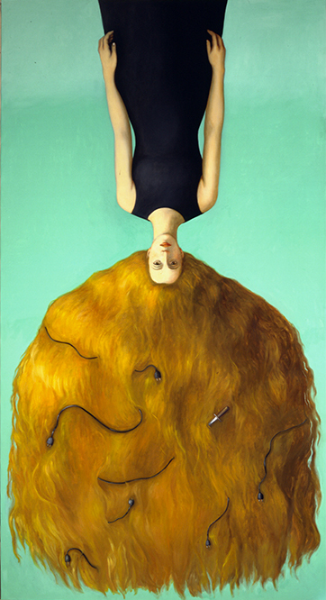  ELECTRA   1998 olio su tela cm 380X200