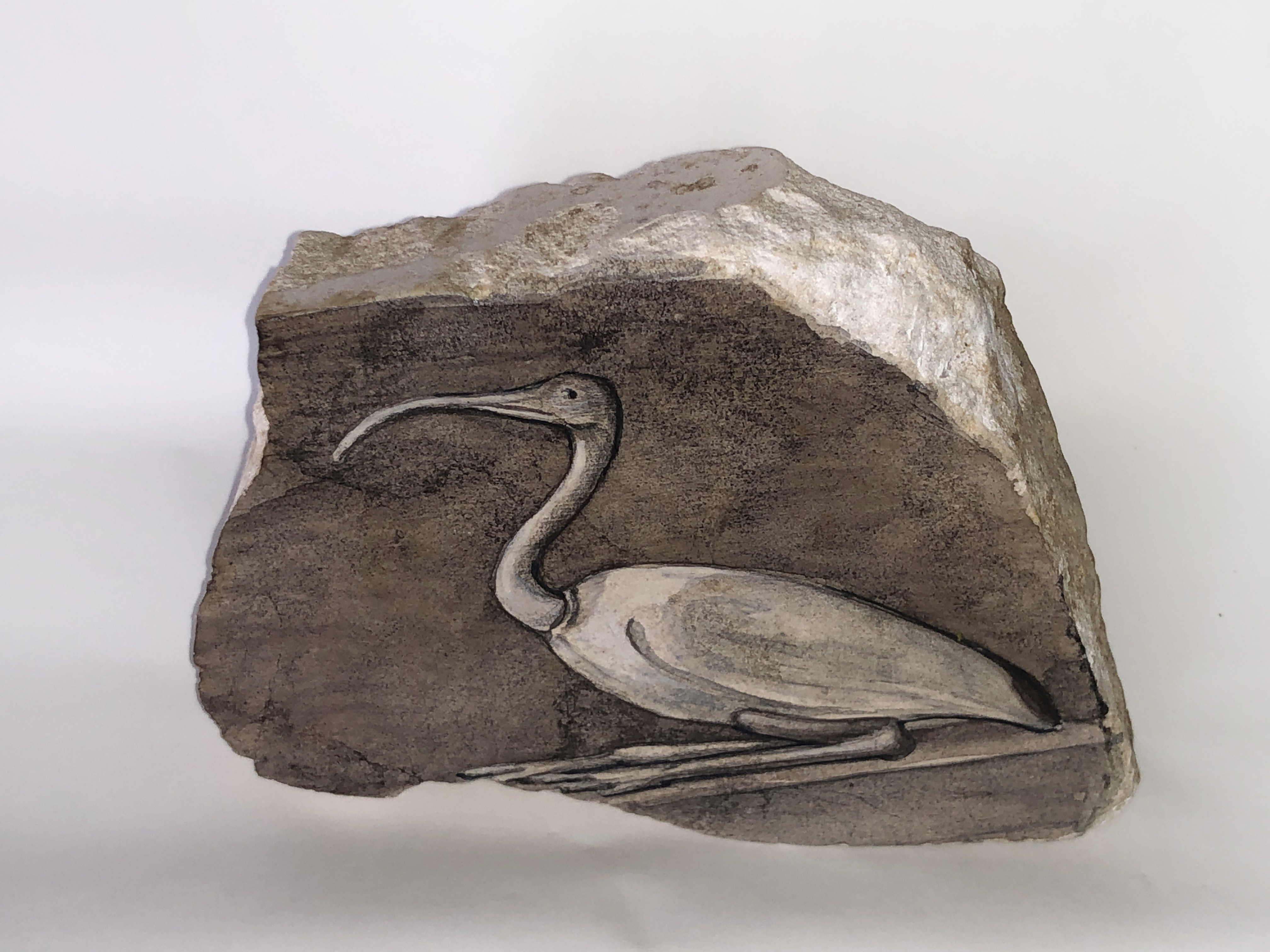 oil paint on limestone, 20x30cm