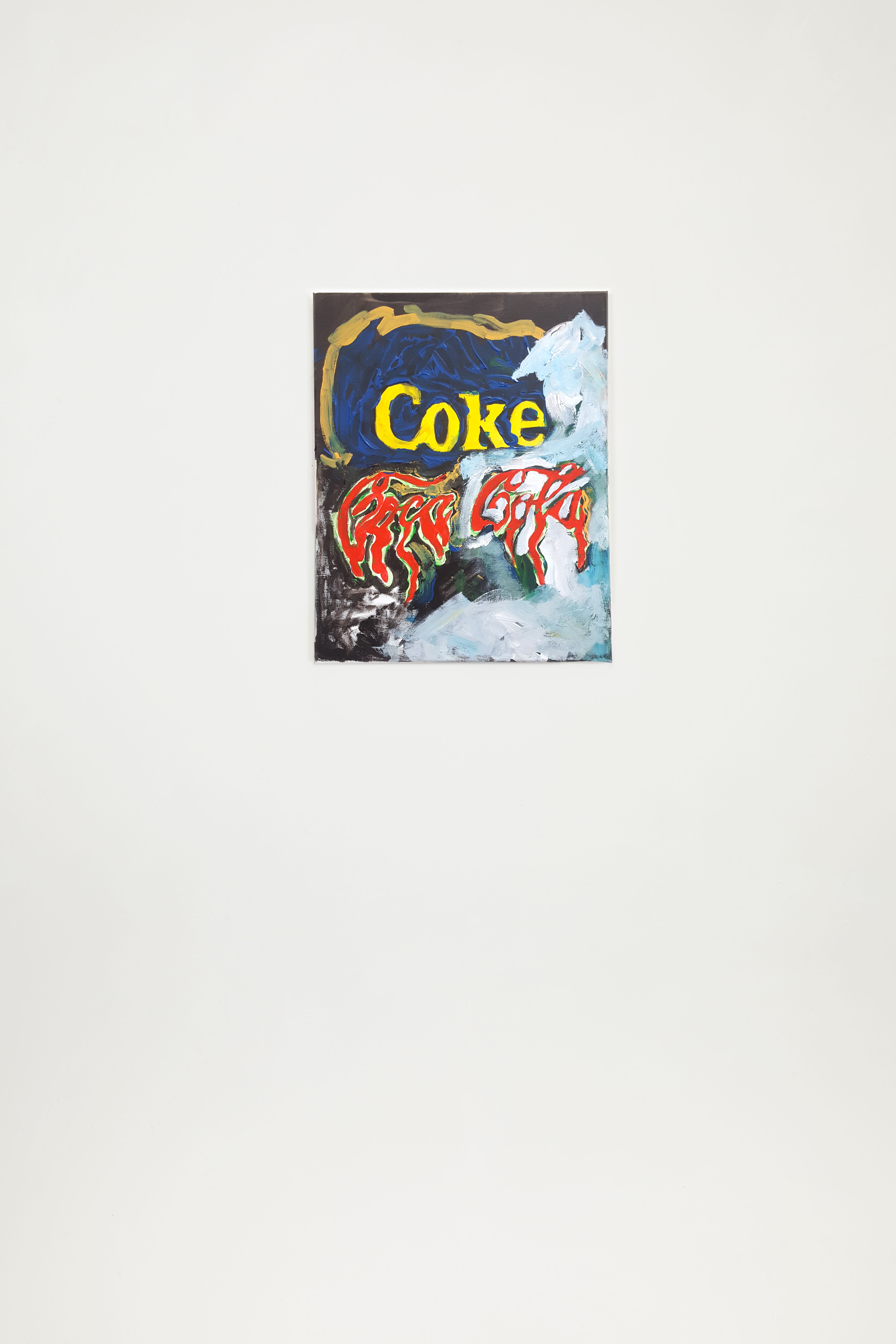 Untitled (Coca Cola #49), Acrylic on linen, 20 x 16 in.