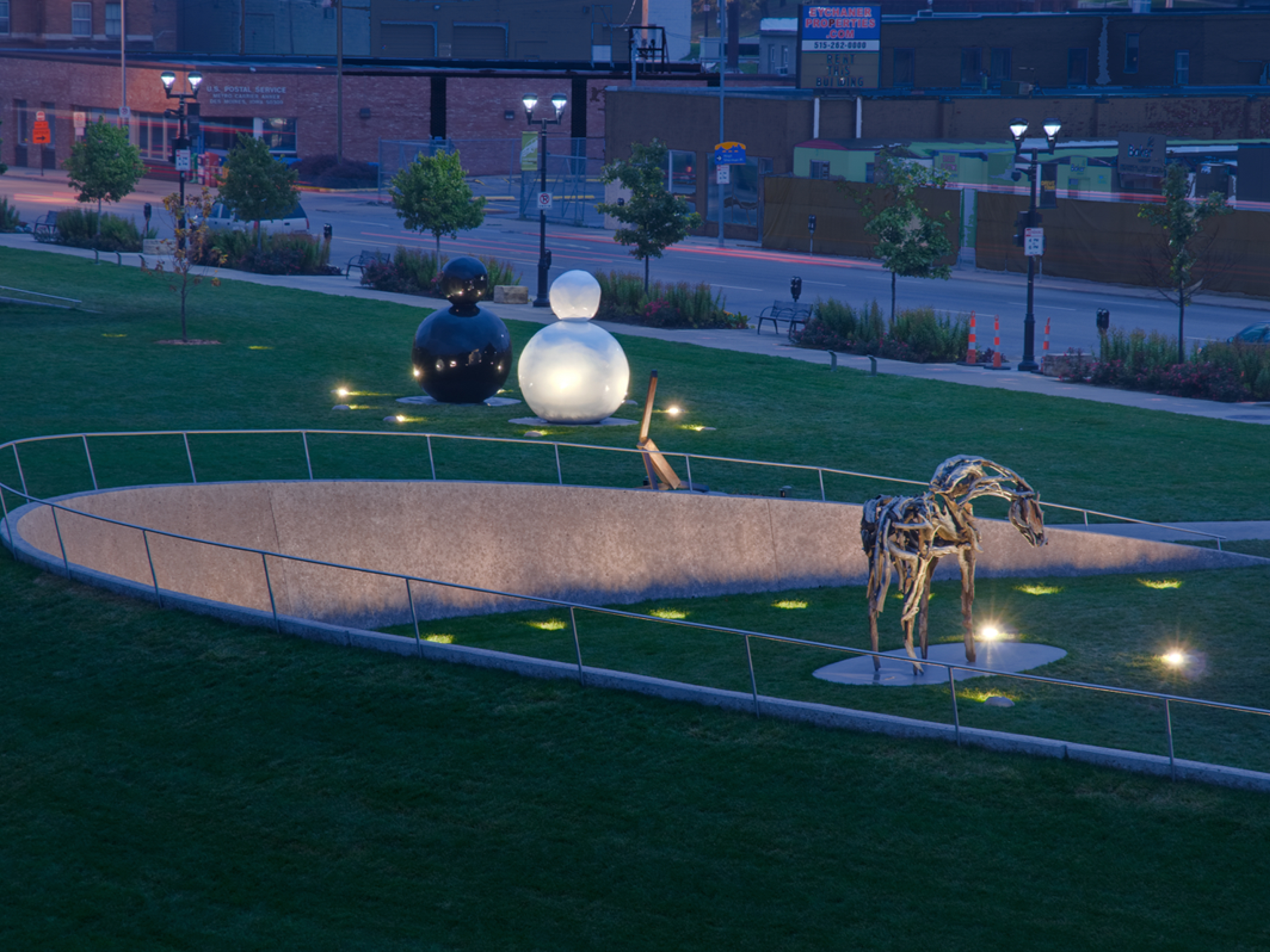 Sculpture park room