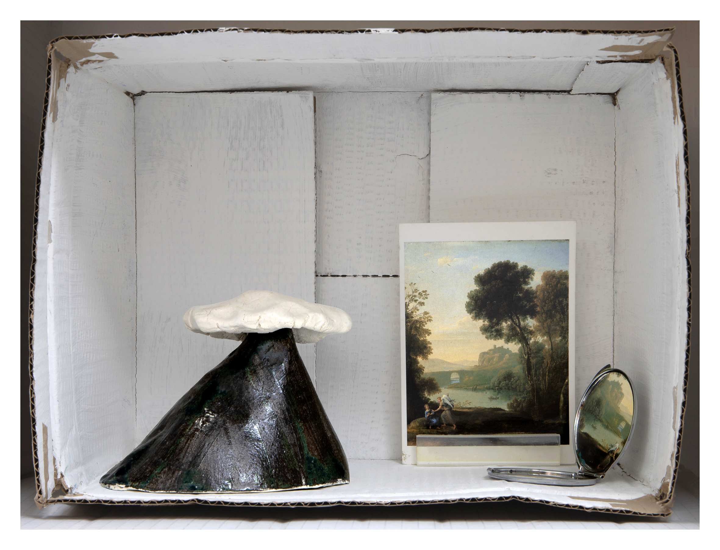 Landscape with Claude Glass and Chinese Mountain in the Mist, Giclée photographic print, 2025