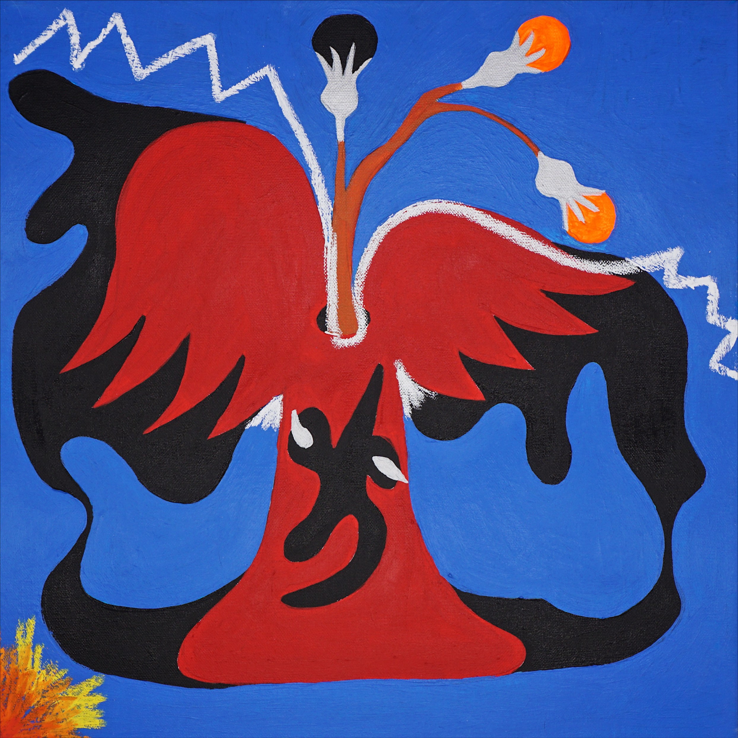 Angel Vase 40*40 cm Acrylic on Canvas Jun. 2022