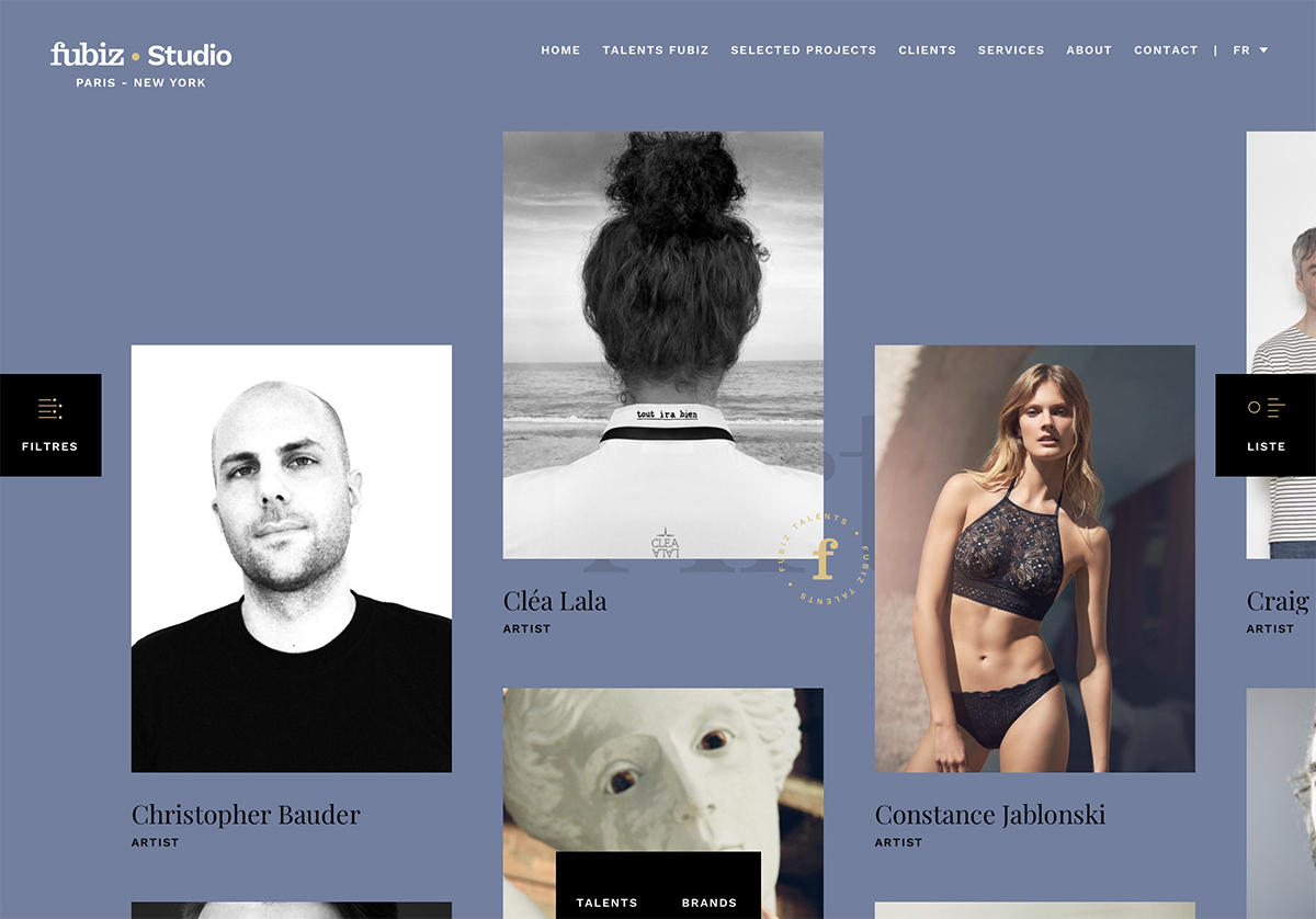 FUBIZ STUDIO - TALENTS