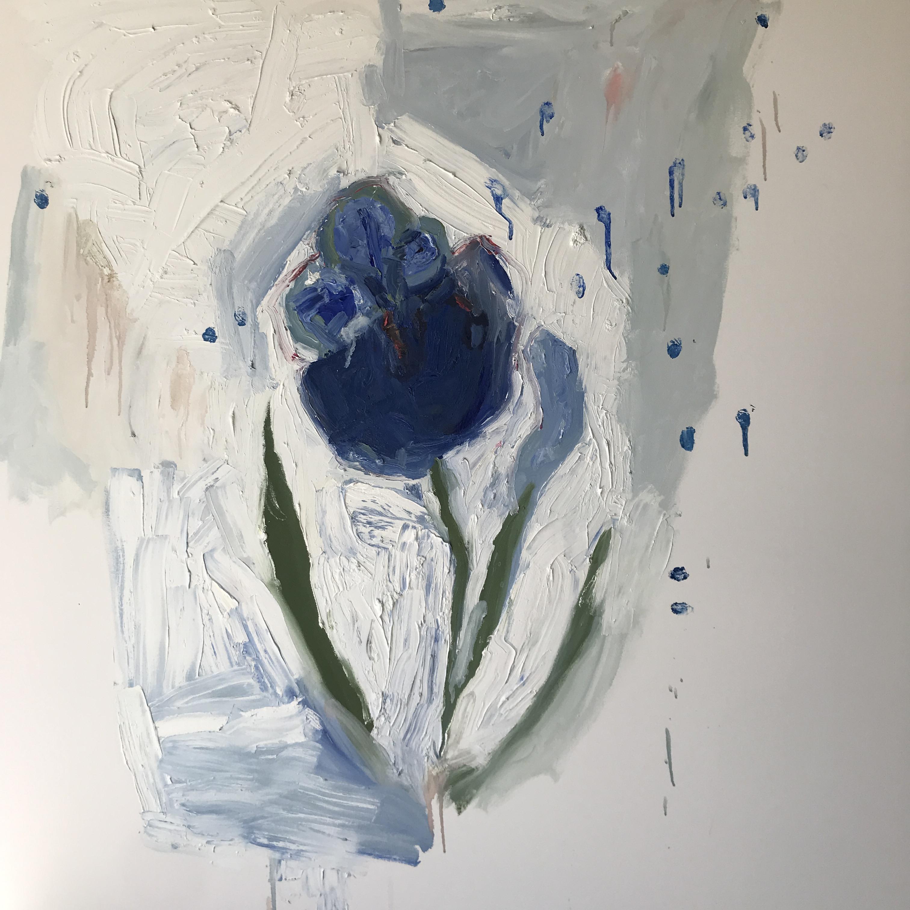 Iris, 2021, Oil on canvas, 48"x48" in