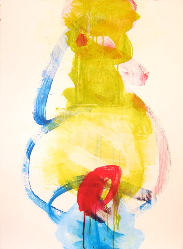 Happy Birthday (Mary) 2018acrylic/paper 22x30”