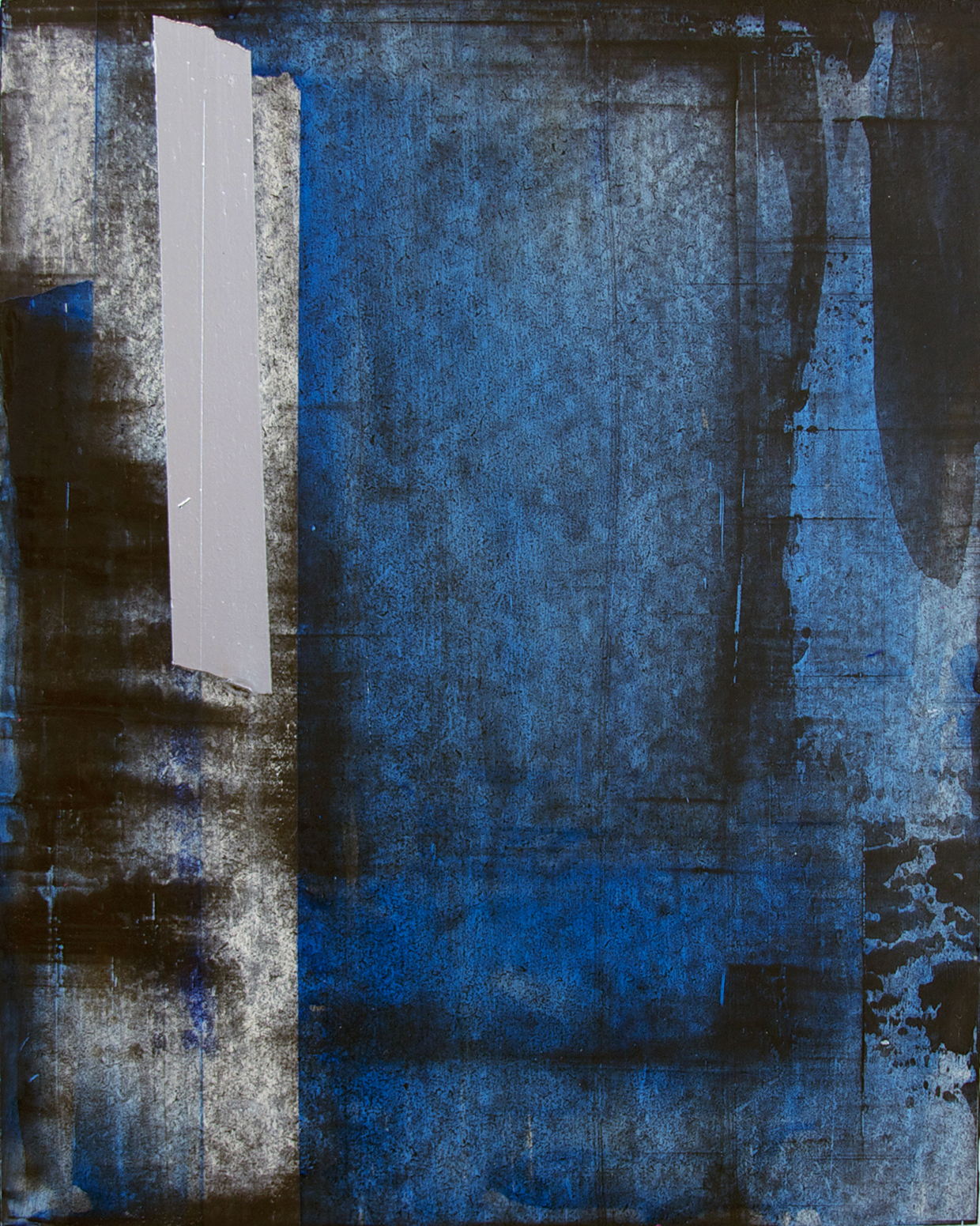 Untitled, acrylic on board, 12" x 9", 31 x 23 cm 