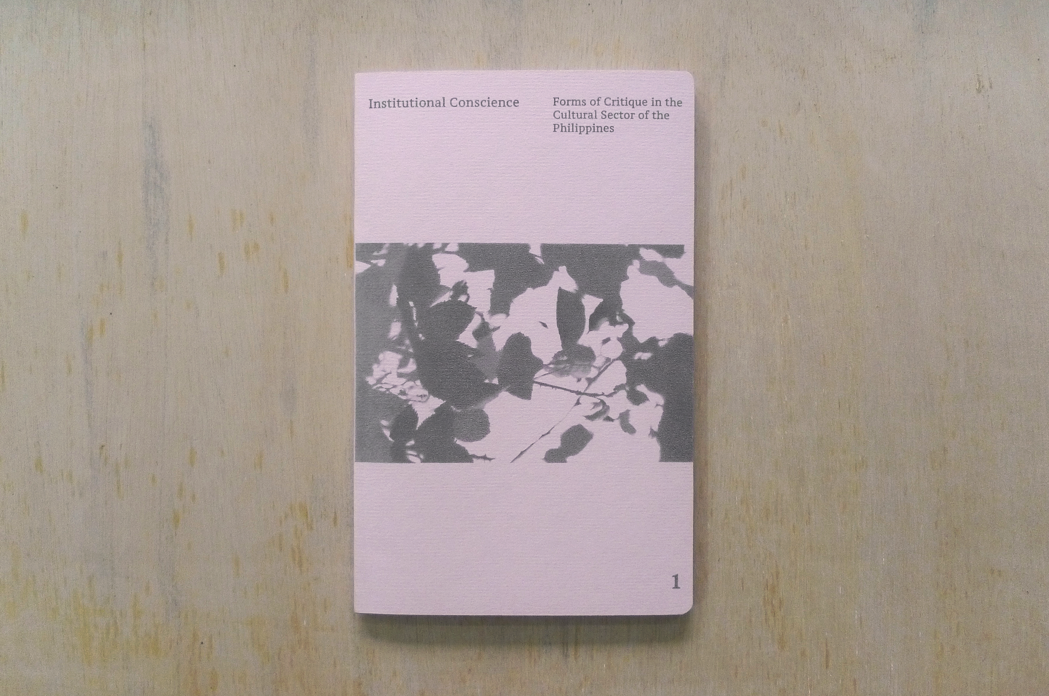 Institutional Conscience 1, graphite on toned paper mounted on blank notebook, 29 x 13 x 0.5 cm, 2019
