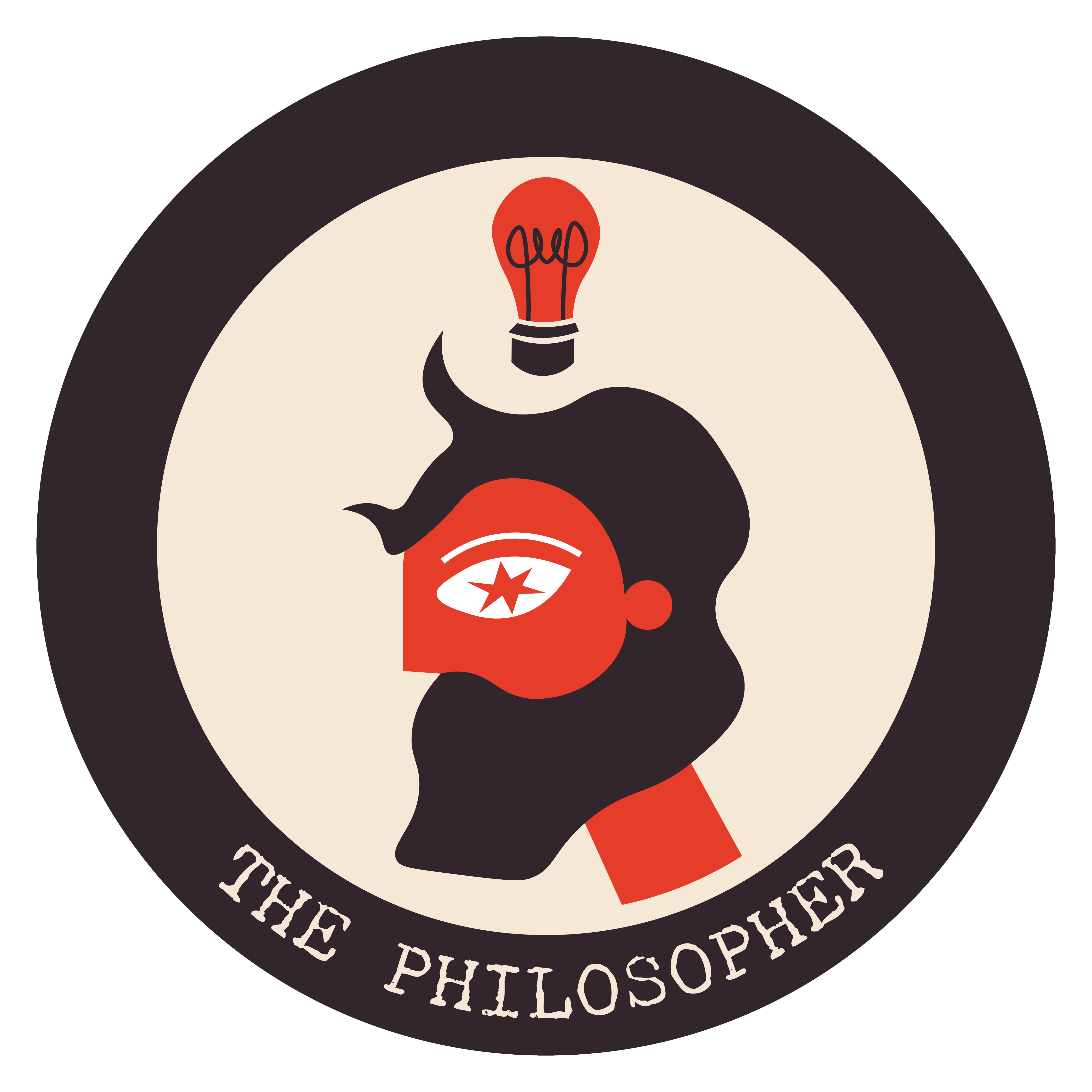 The Philosopher, 2023, kombucha logo concept