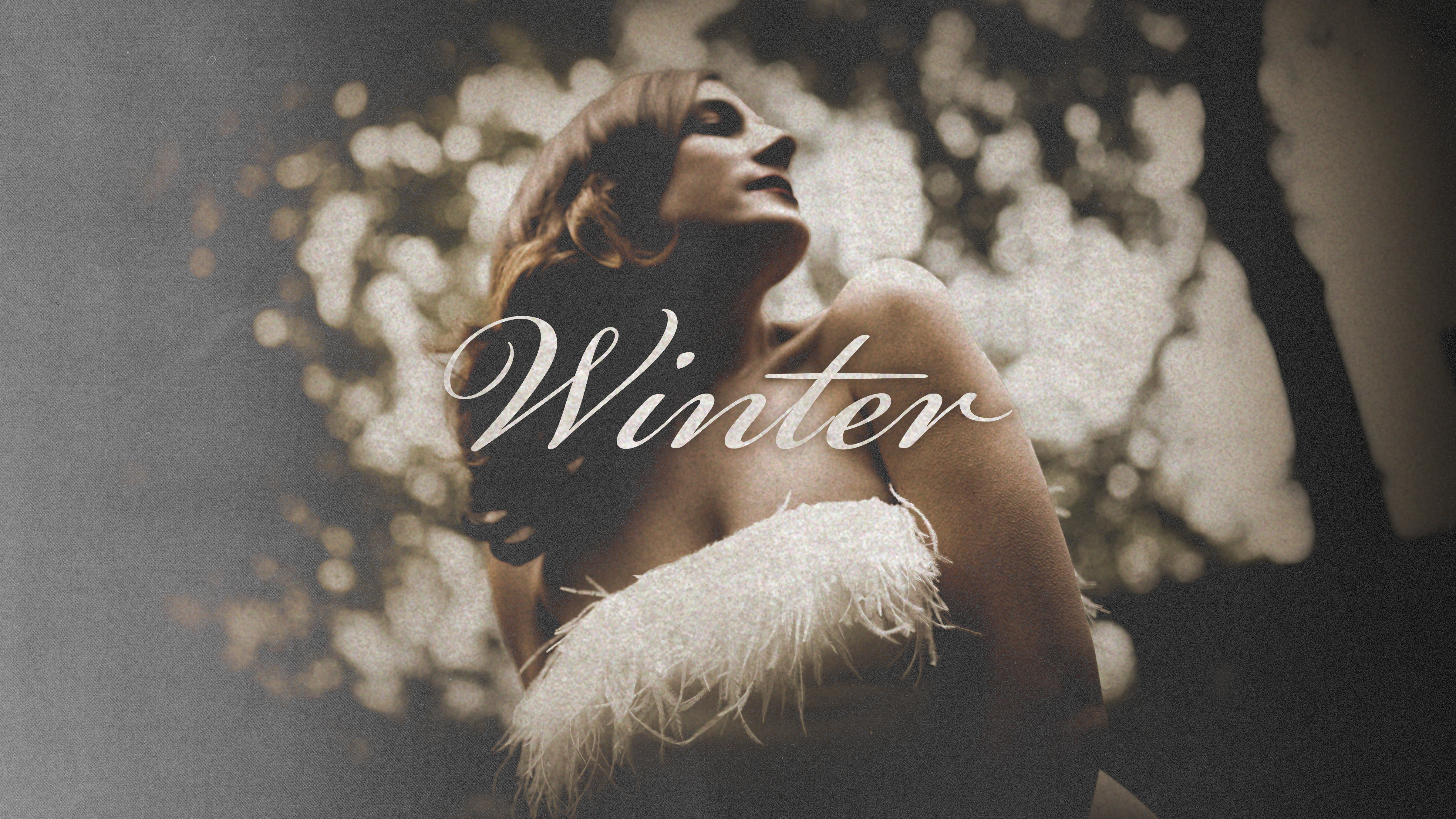 Title card for project page about Brontë Fall's Winter EP