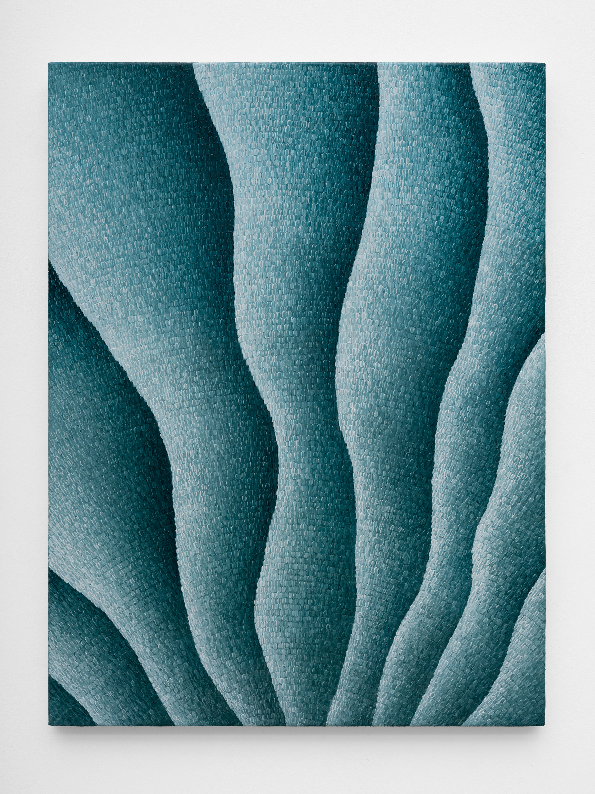 Ava McDonough, Passing of Swans, 2025, Oil on canvas, 24 (H) x 18 (W) x 1 (D) in.