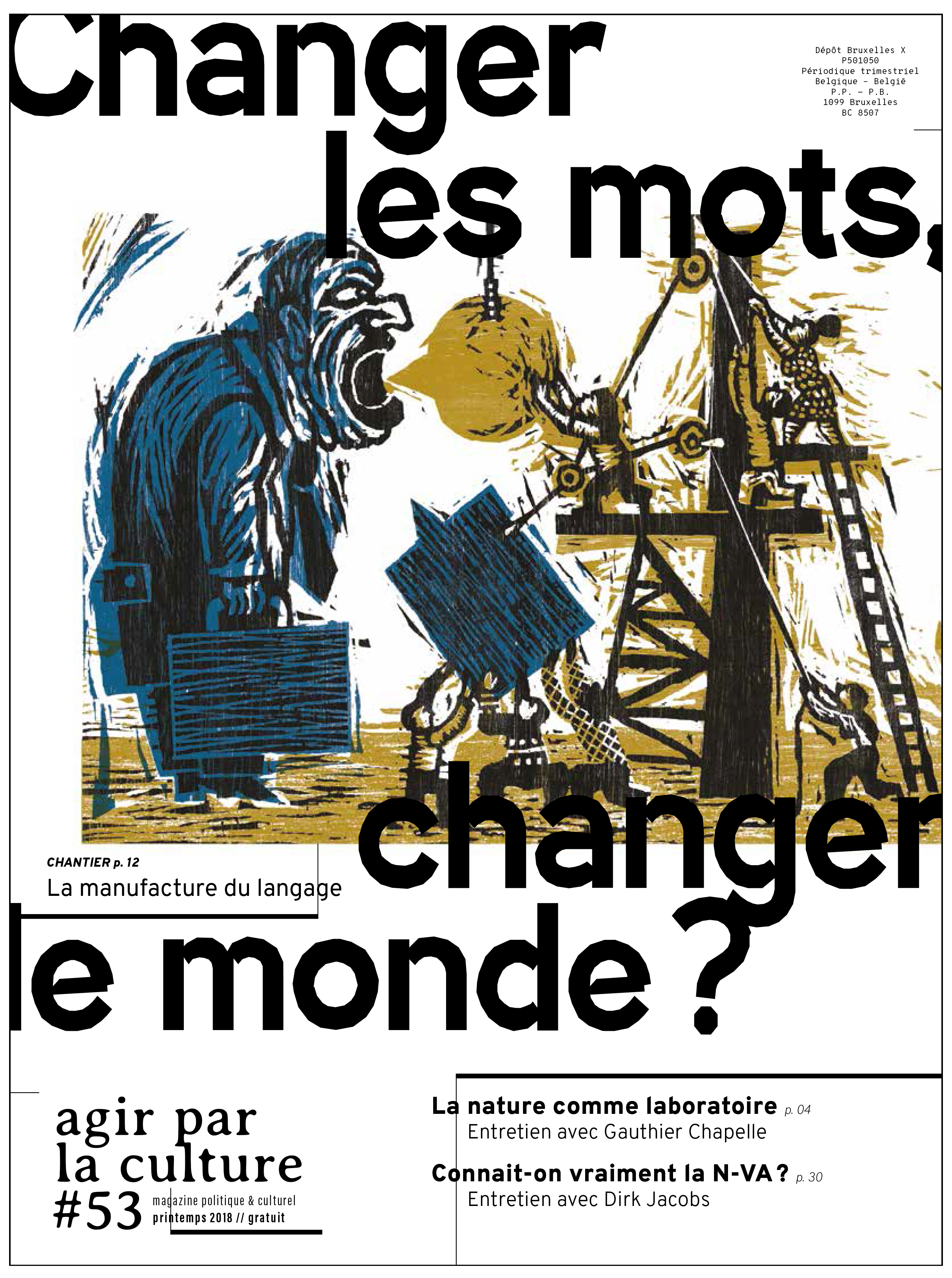 Revista Agir par la culture, Bélgica