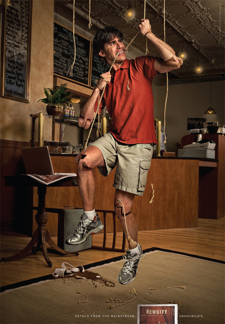 Copy: Detach from the mainstream. Unassimilate.