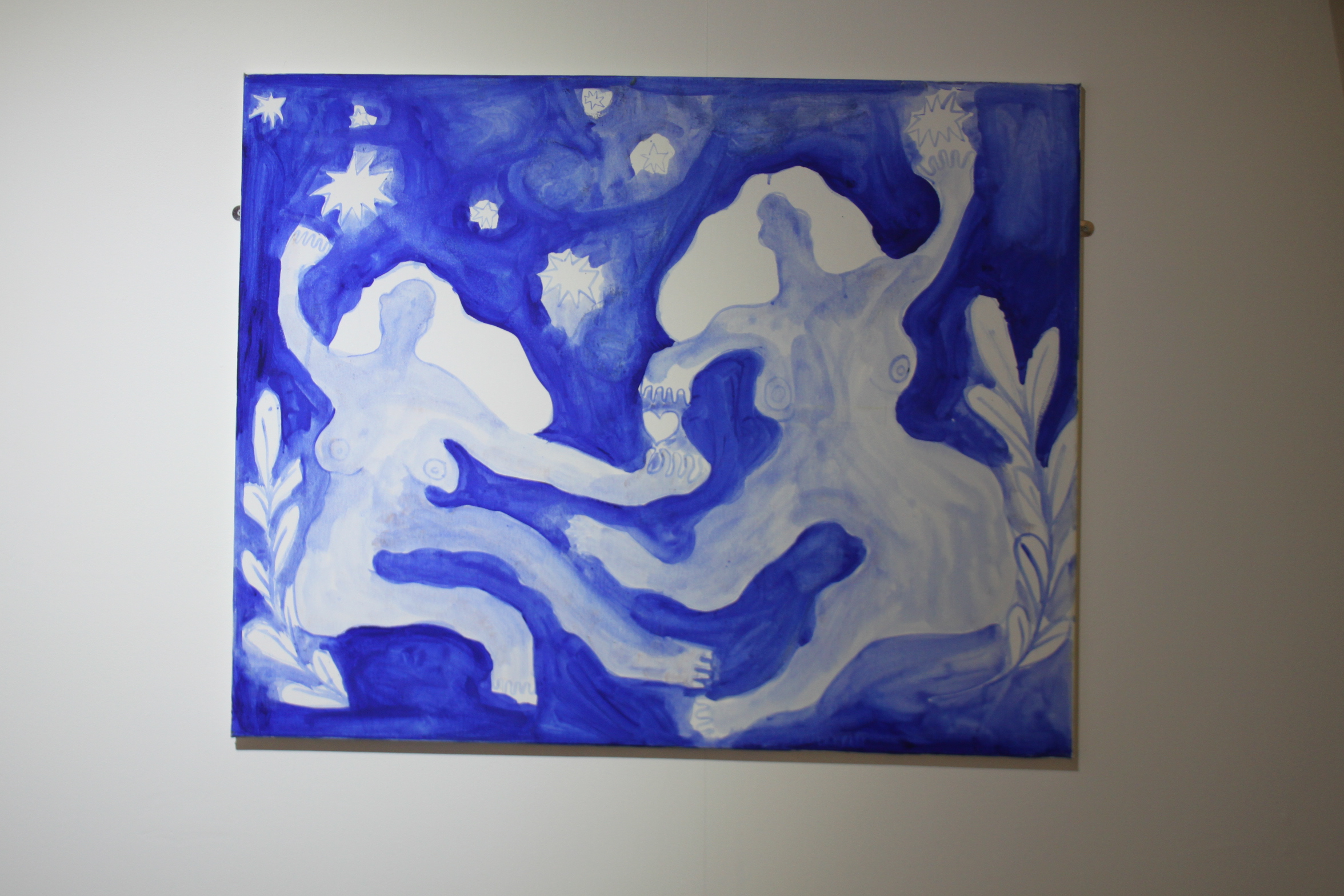 Synapses (2020) - Watersoluble oils on canvas. 101x 81cm (Sold to a private collector) 