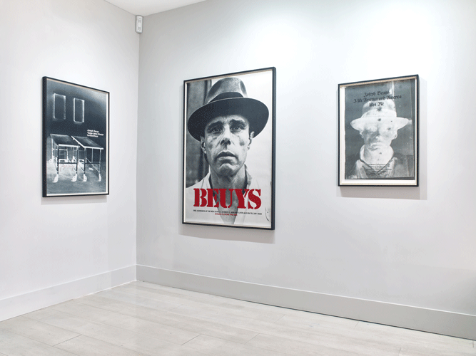 Installation View A Coin in Nine Hands - Part 2: Joseph Beuys (Posters) Photo: Stephen White