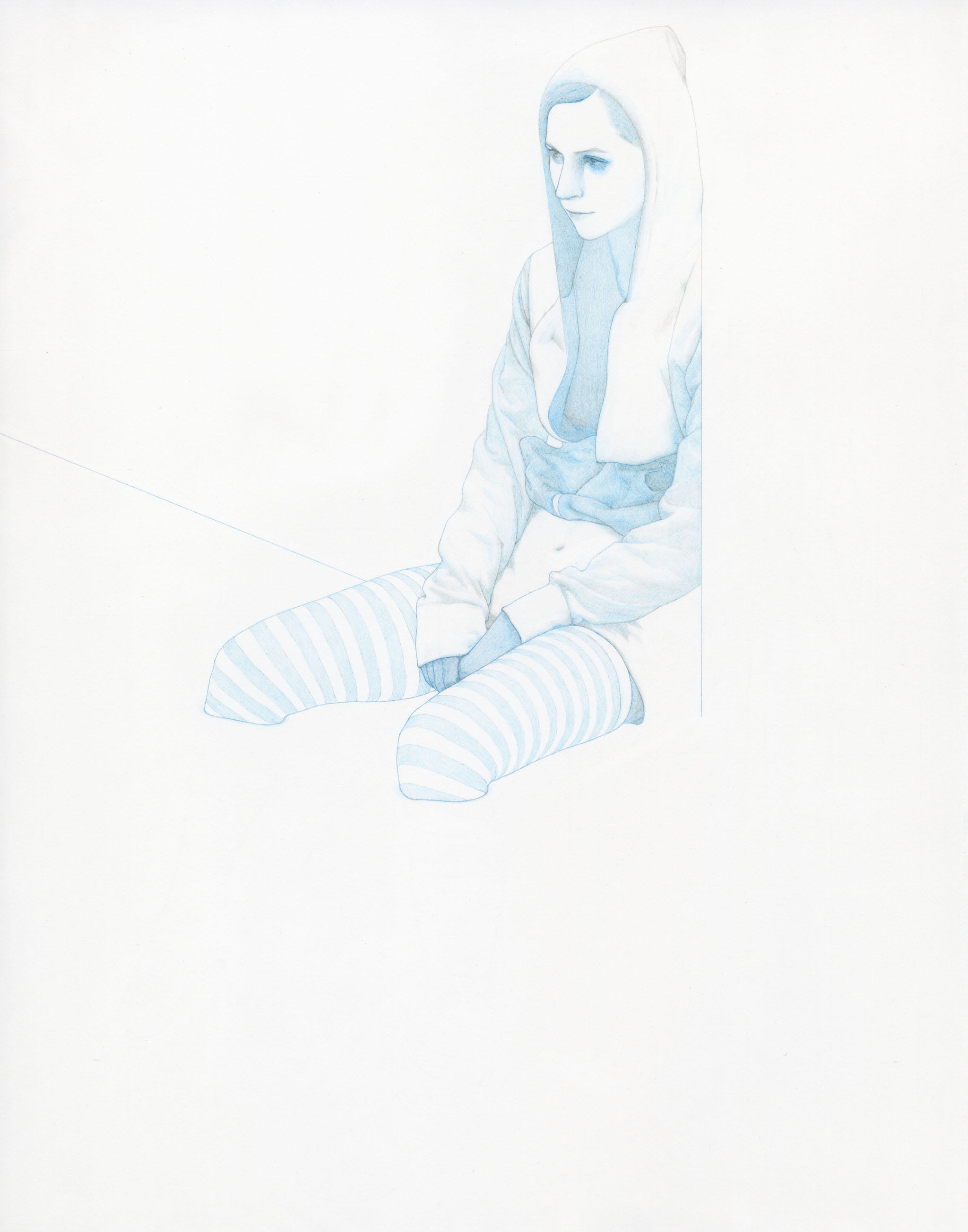 lullabyspring (3) 14x11 colored pencil and graphite on paper 2012