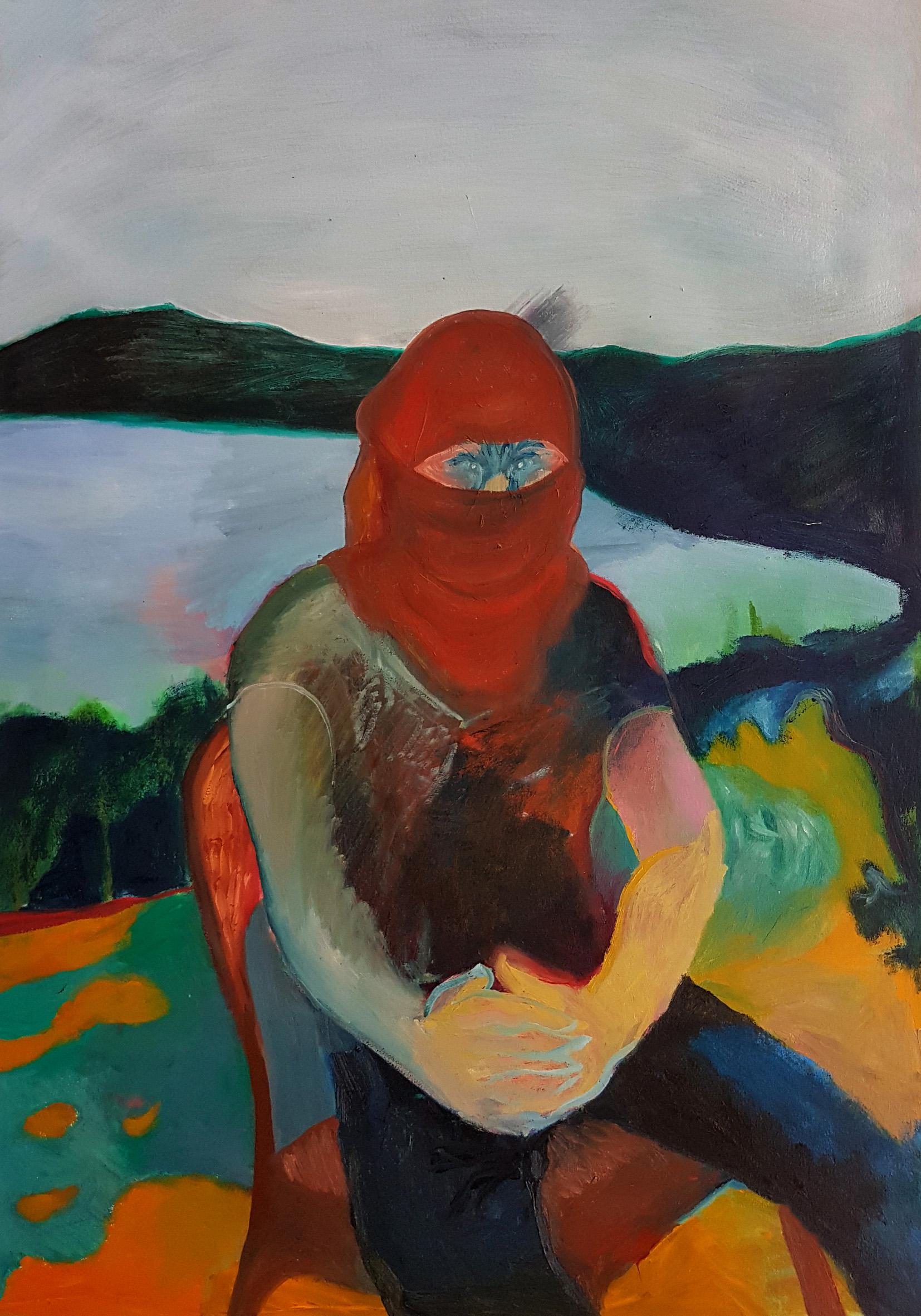 Il Suggeritore N°3oil on canvas, 100x70cm, 2016