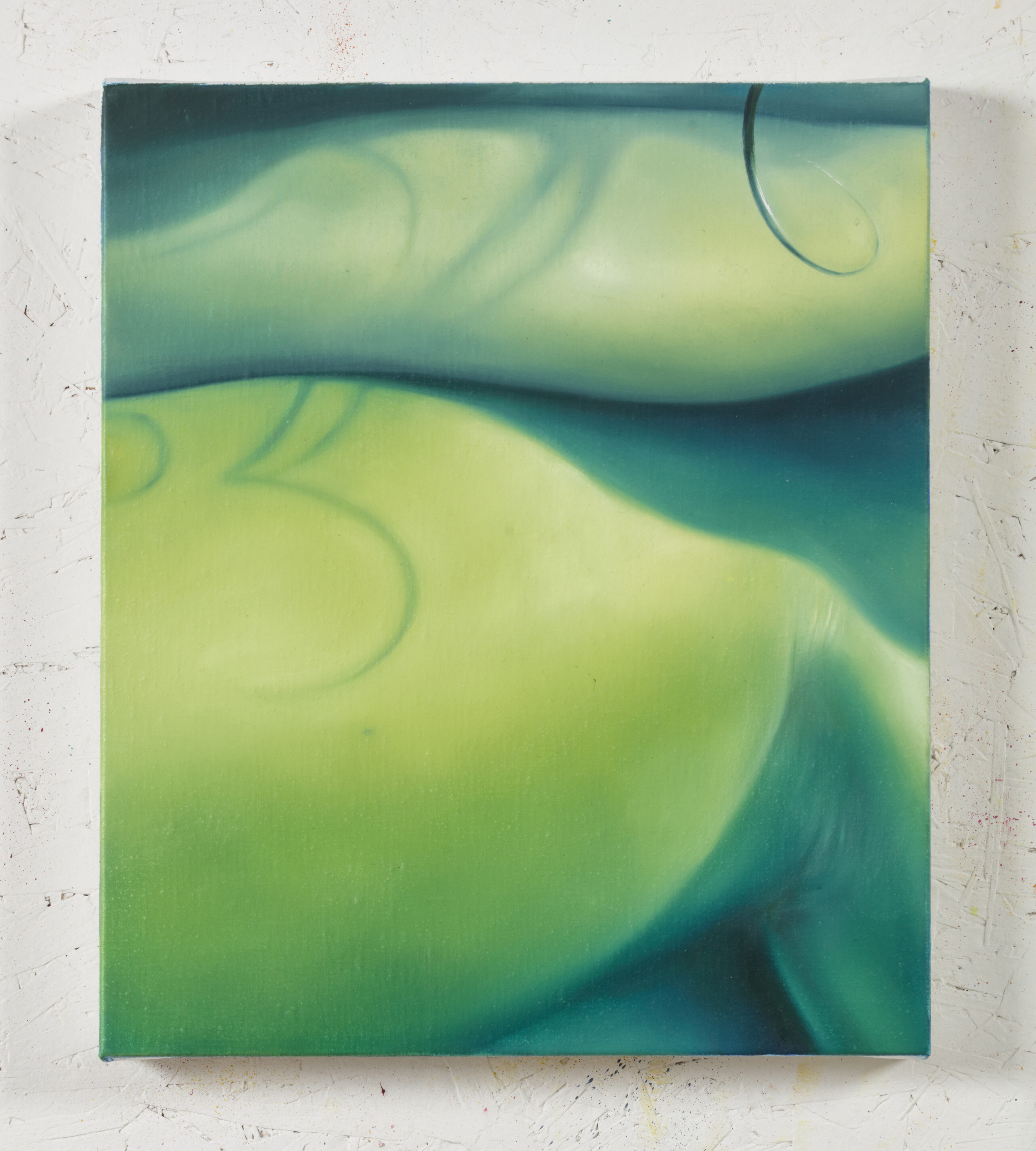 Air Dry (2022), oil on linen, 12x13"