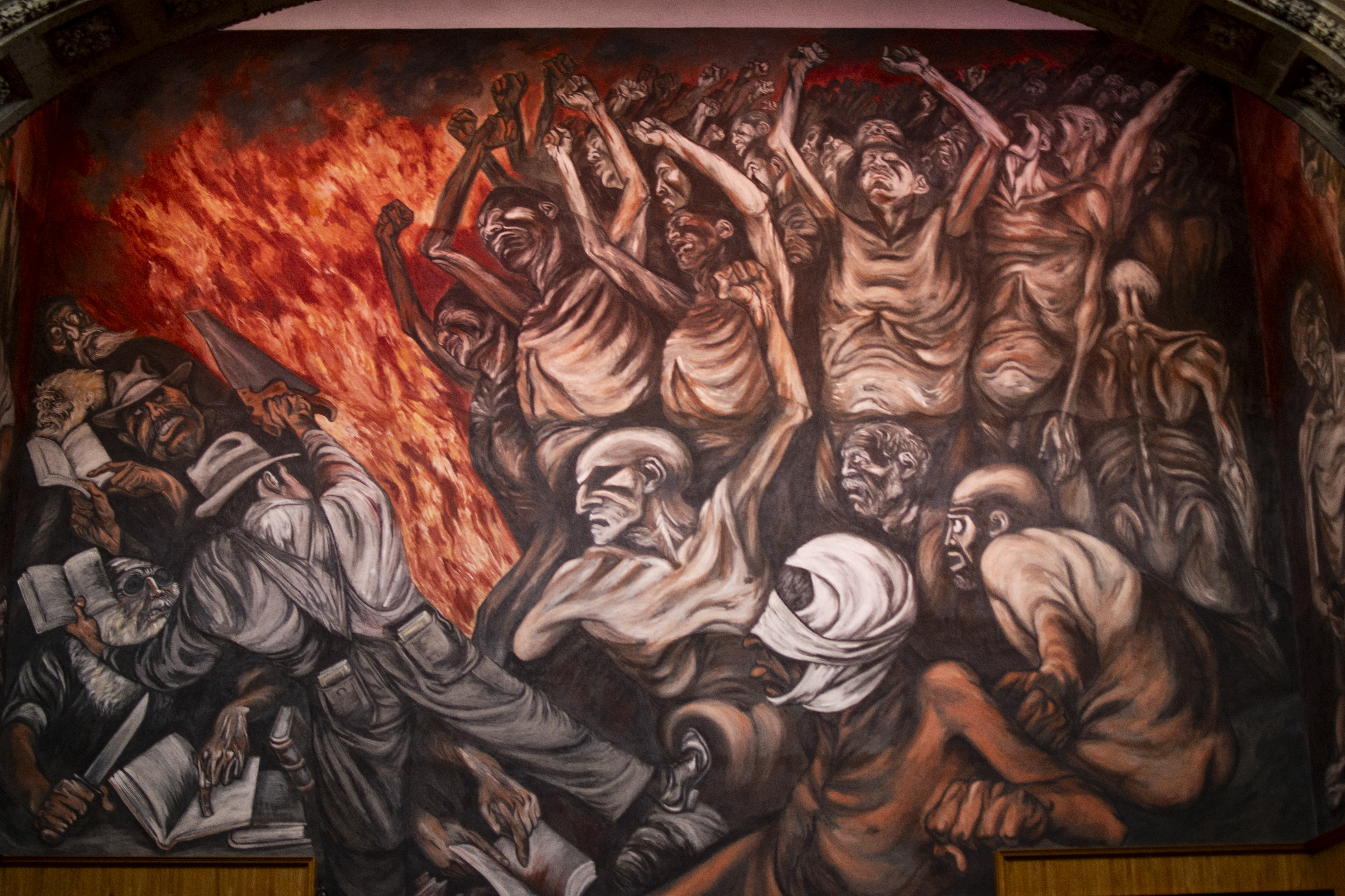 Mural de Orozco en el Hospicio Cabañas