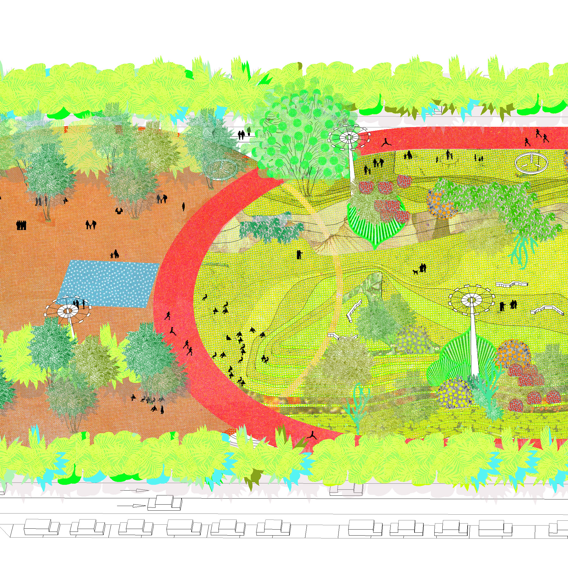 [formas-de-vida], landscape project and social-practice, 2nd Prize - international competition, Mar de Cristal, Madrid, 2017.