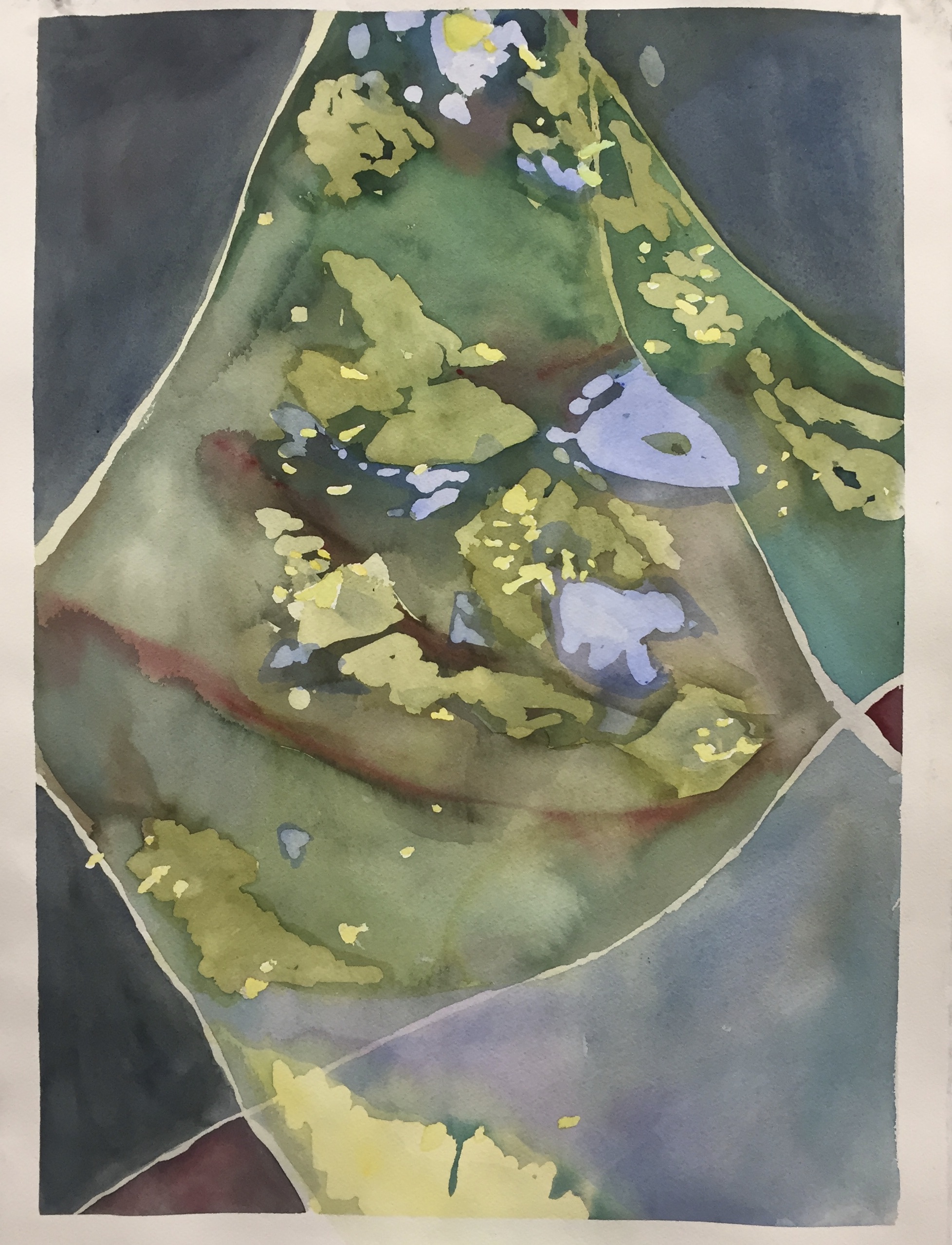 untitled landscape. watercolor 