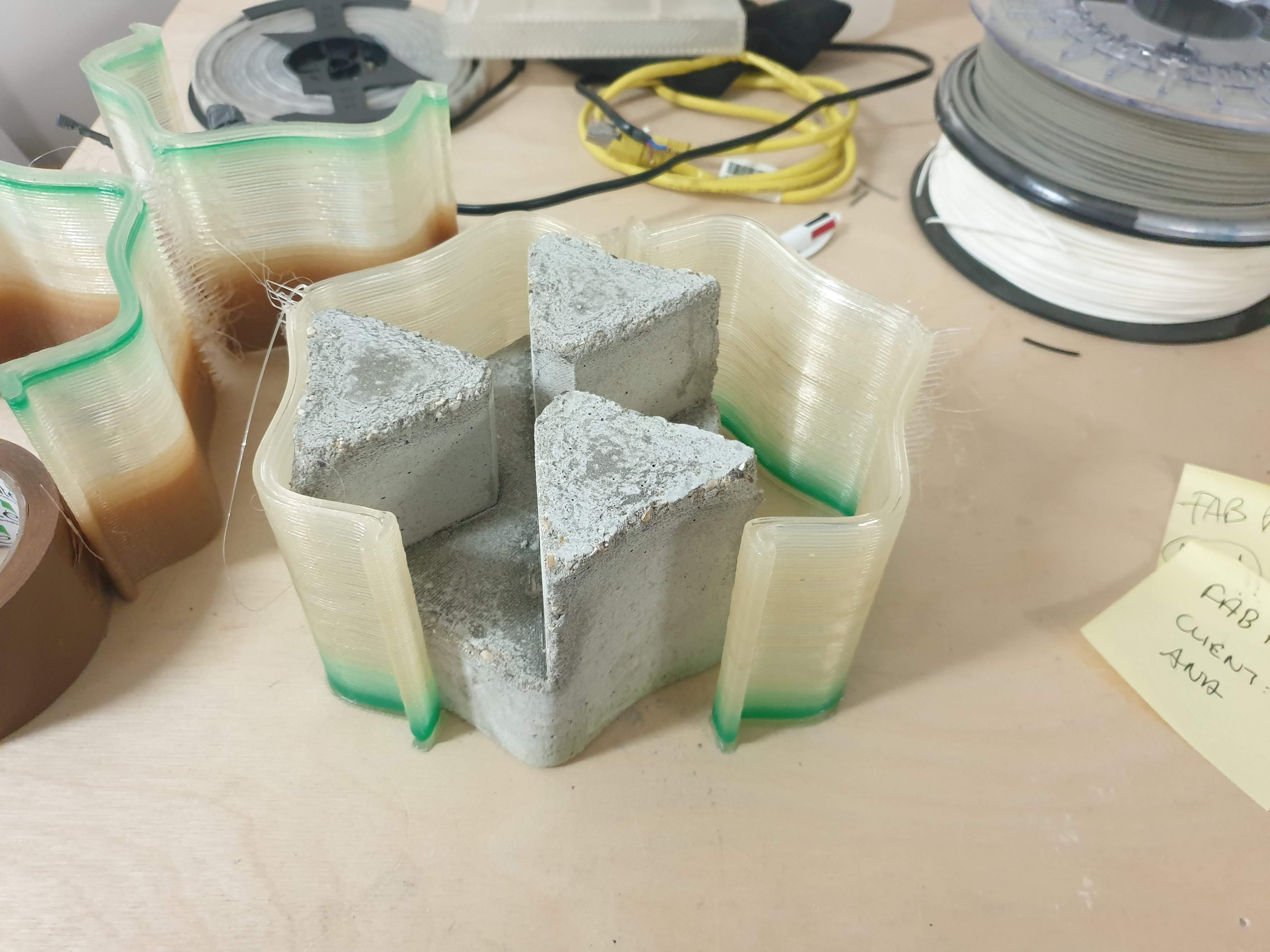 'Meleke', ongoing; prototype 1:1, 2-part print test at FabPub