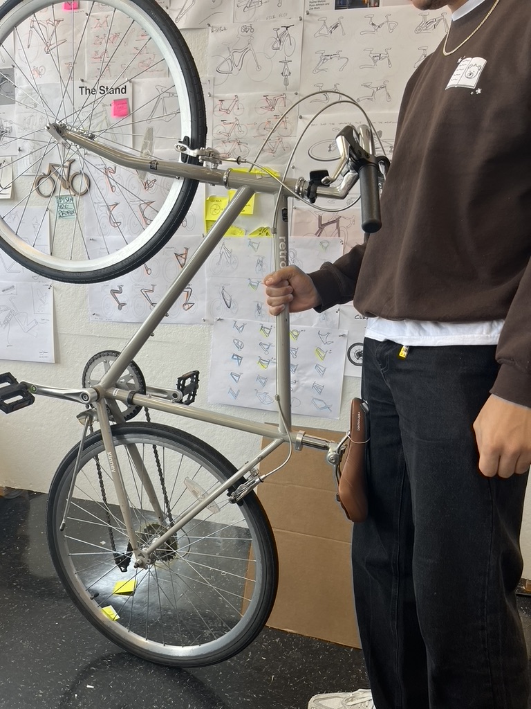 proof of concept, the bike stands!