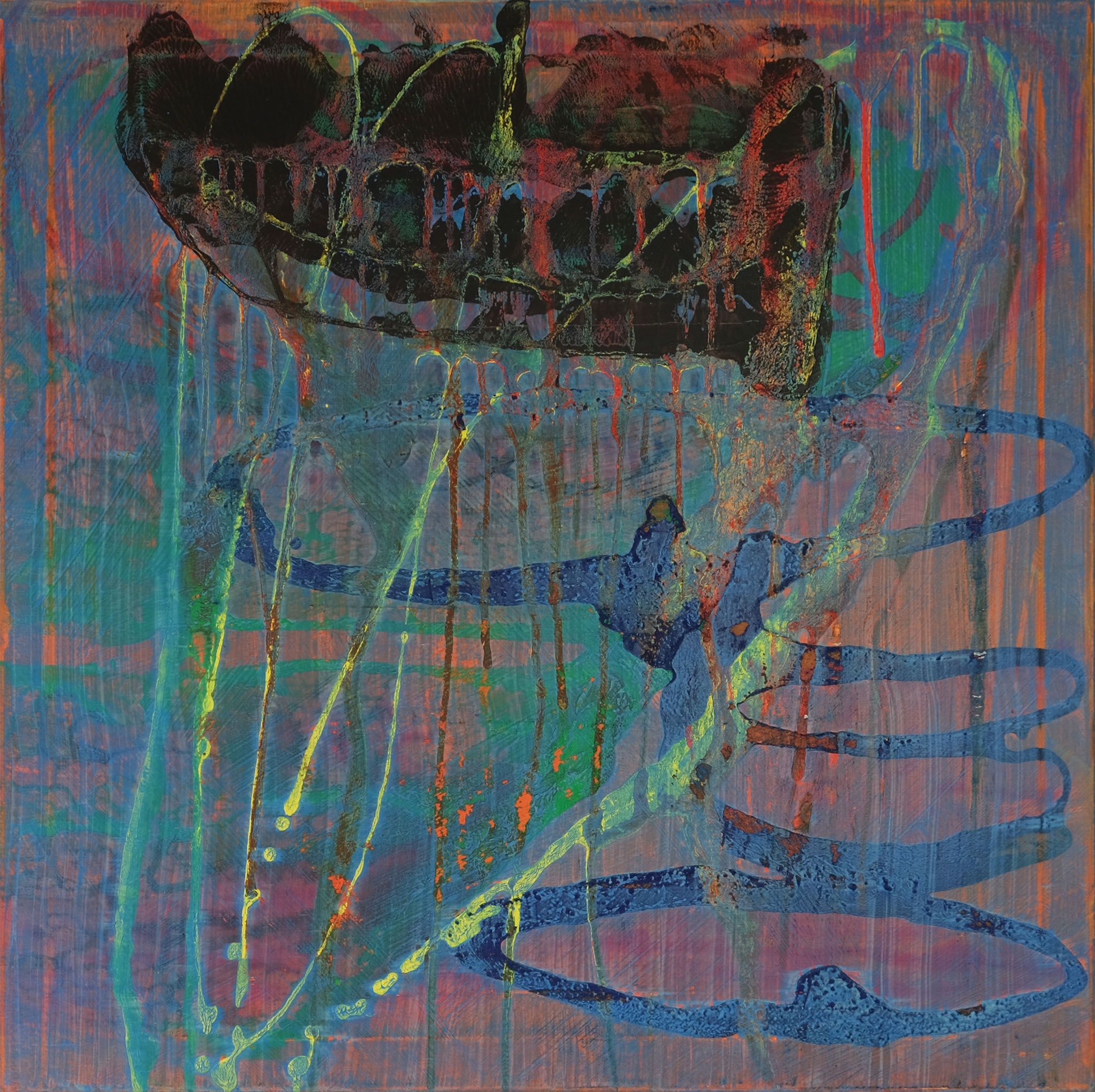 Aktion Sophia Acryl auf Leinwand, 80 x 80 cm