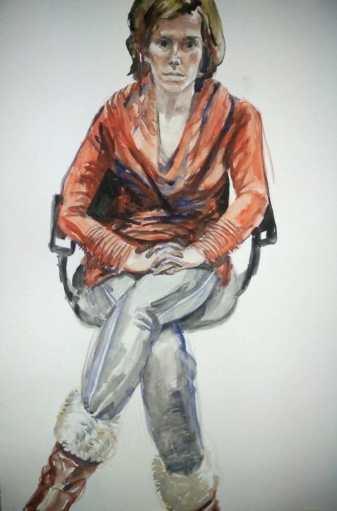 Kathy 2006 - watercolor 90x60 cm