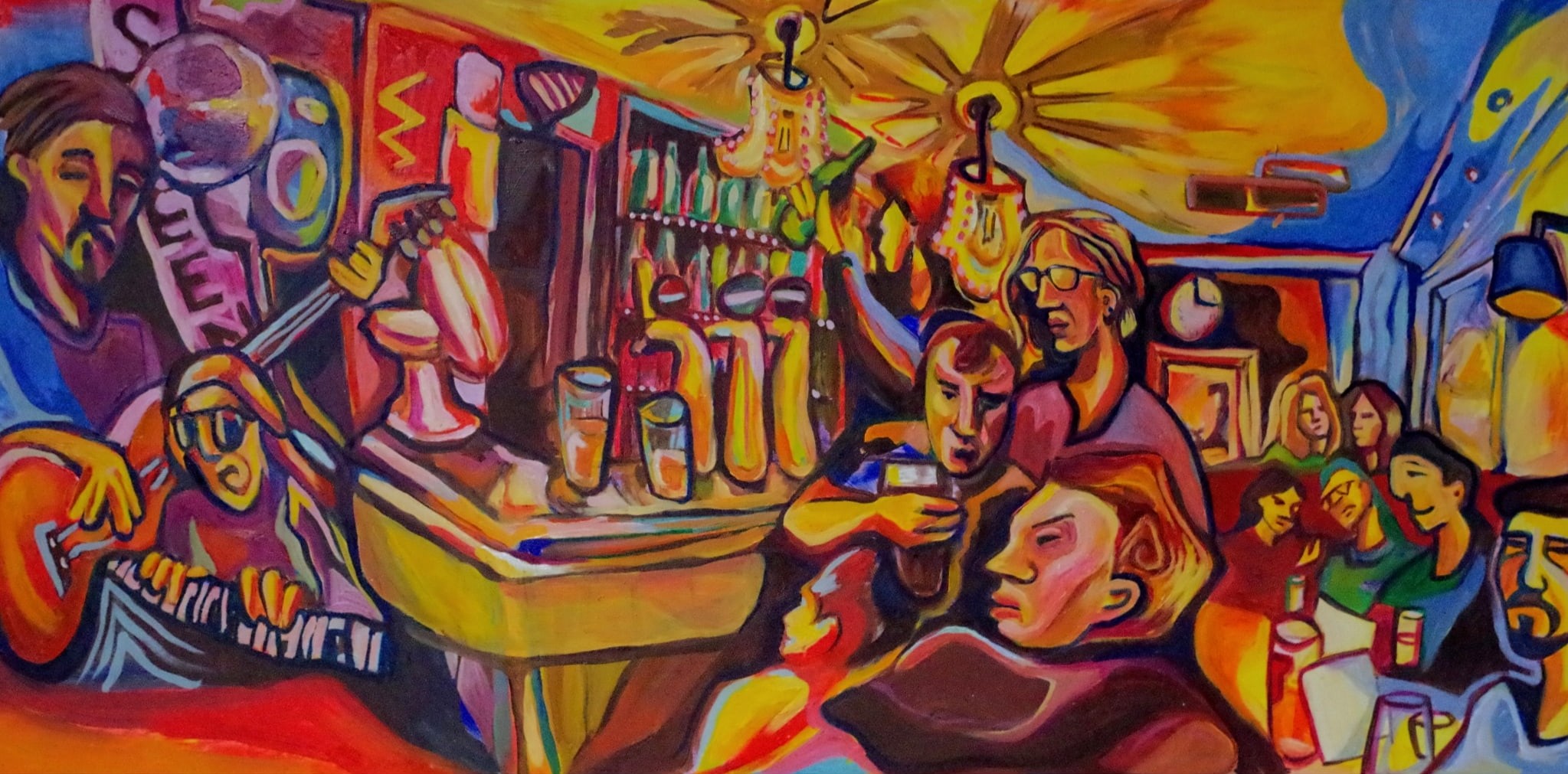 Sweeney's Peace and Jam - Oil on ply