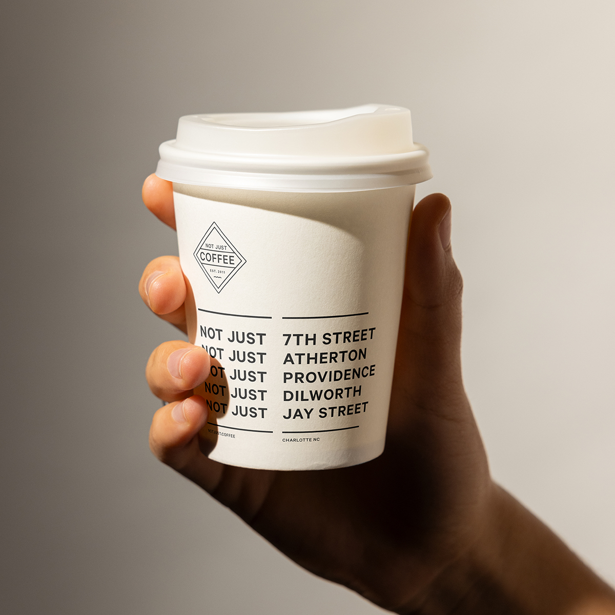 Not Just Coffee, visual identity 