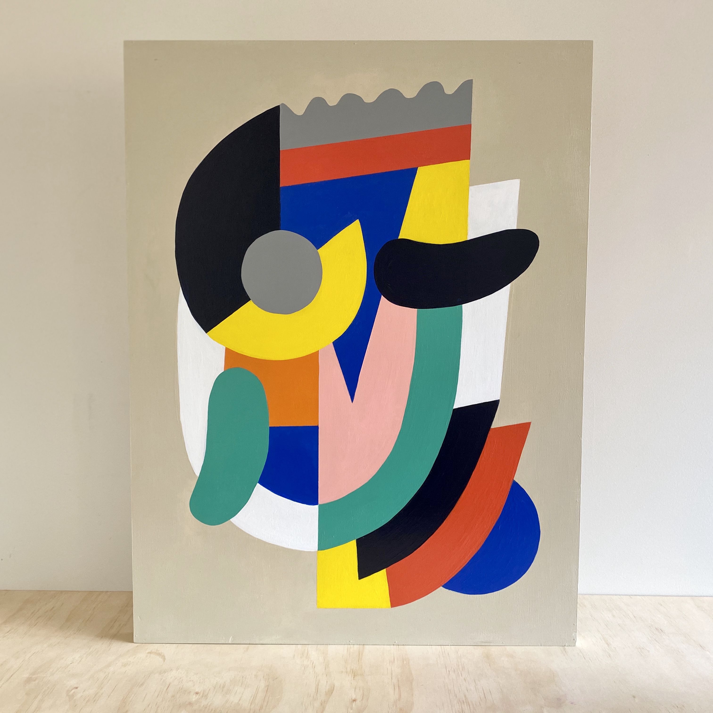 Bruno, 80 x 60cm, acrylic on plywood panel