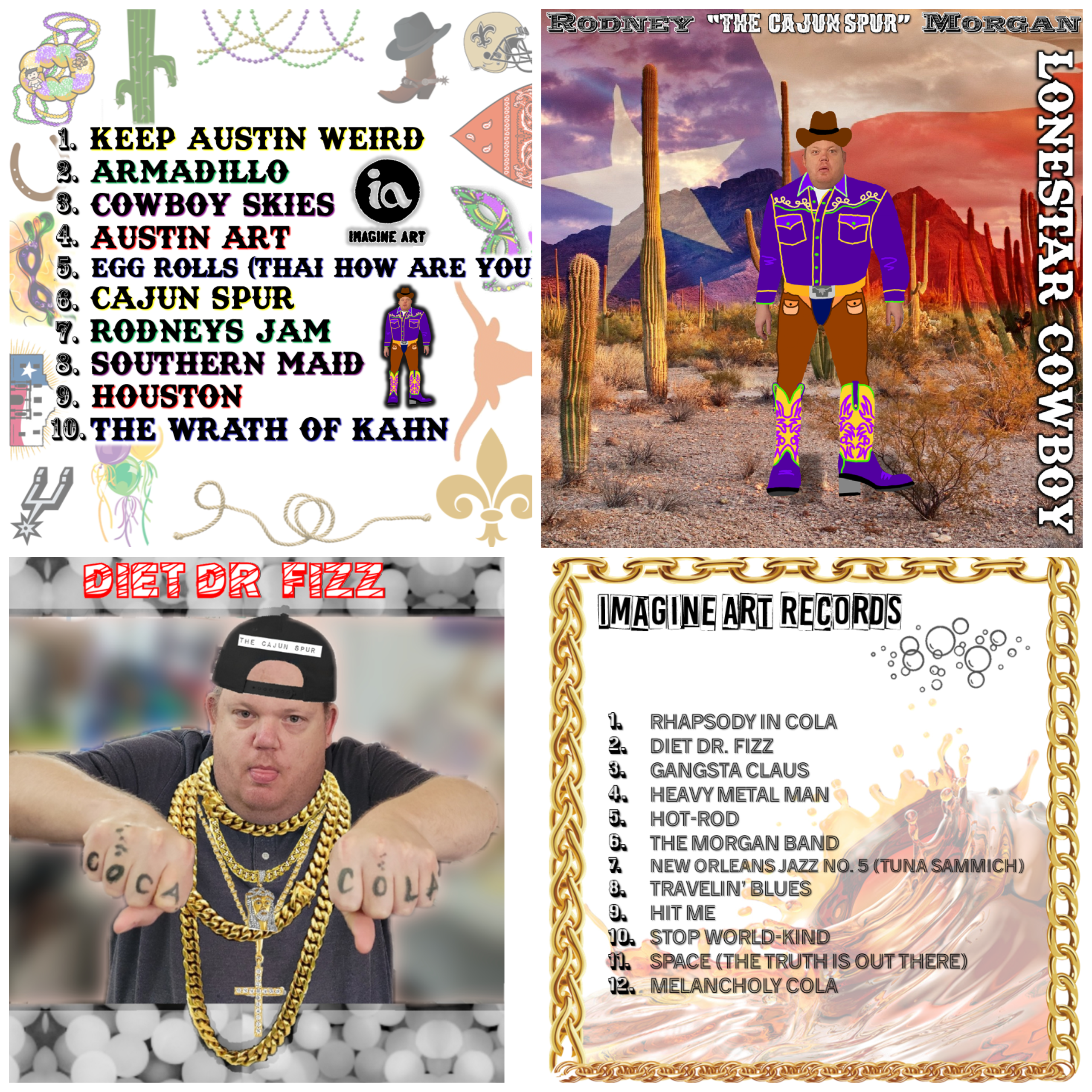 Album art for Imagine Art artist, Rodney Morgan. 