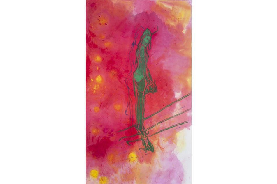 Cristobal LehytSin Título II, 2014Acrílico sobre poliéster280 x 153 cm