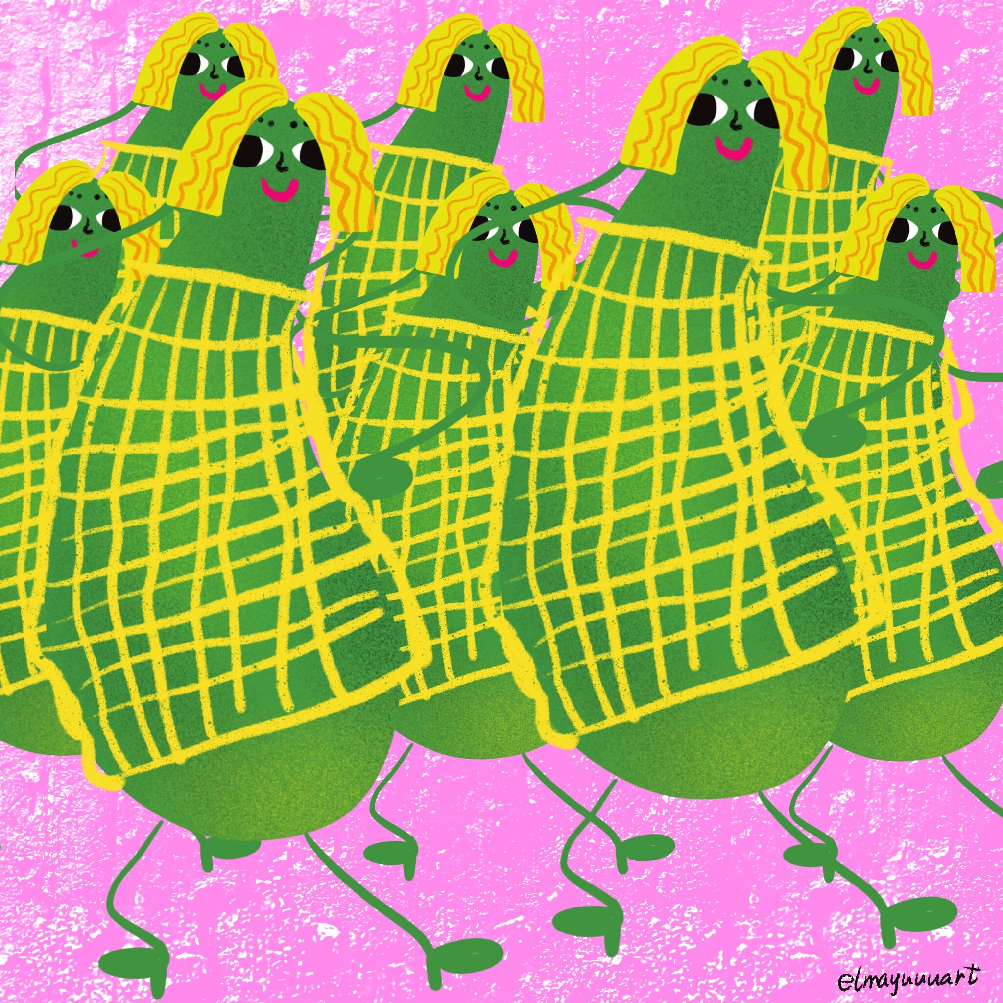 Mango dance.(So juice! So yummy! So sweet!)