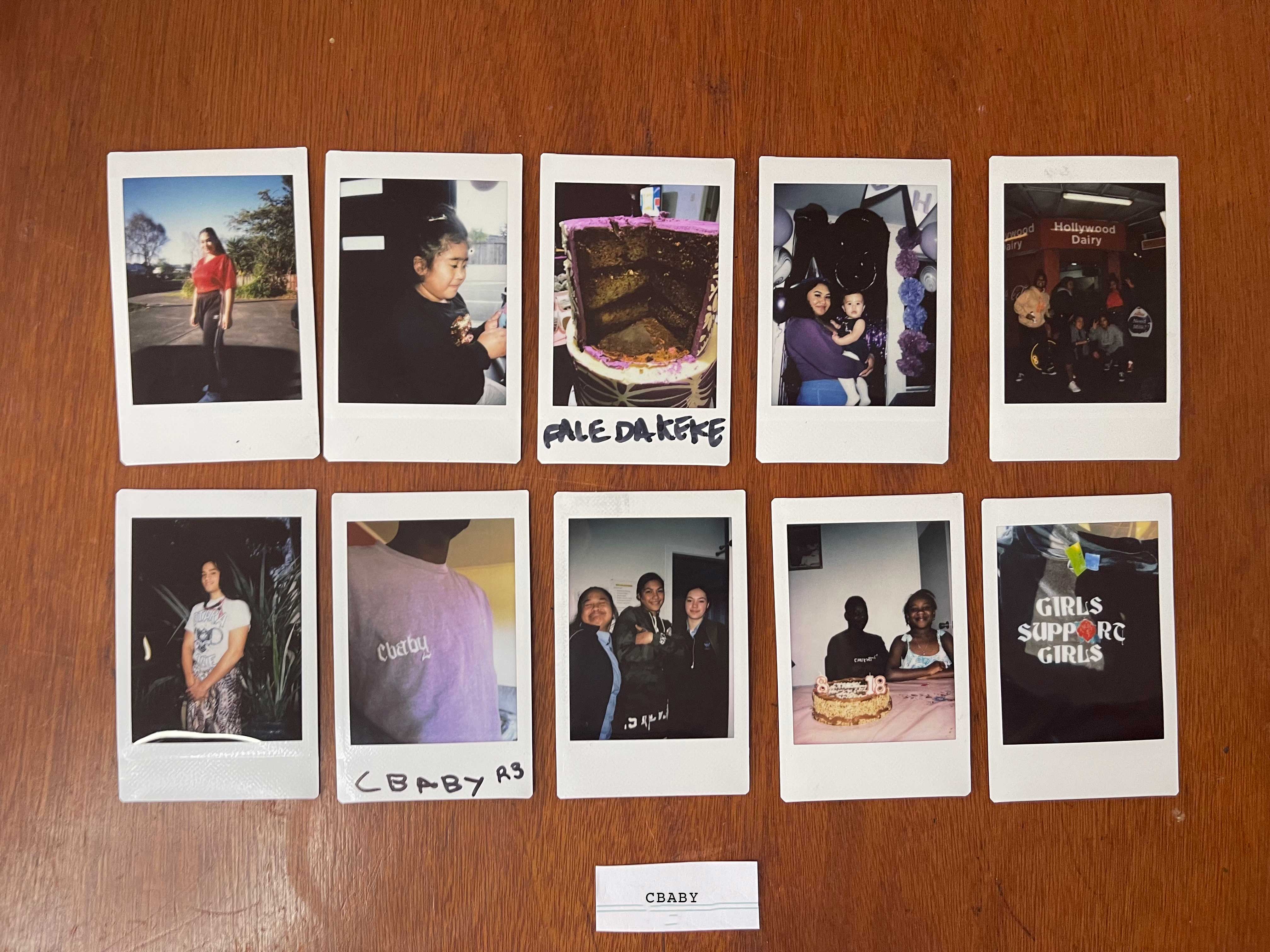 CBABY, set of 10 instax polaroids,  2017-21