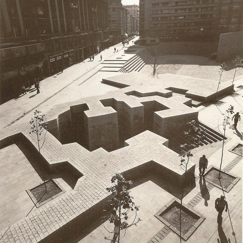 Eduardo Chillida & Luis Peña Ganchegui, Plaza de los Fueros, Vitoria-Gasteiz, Spain, 1979
