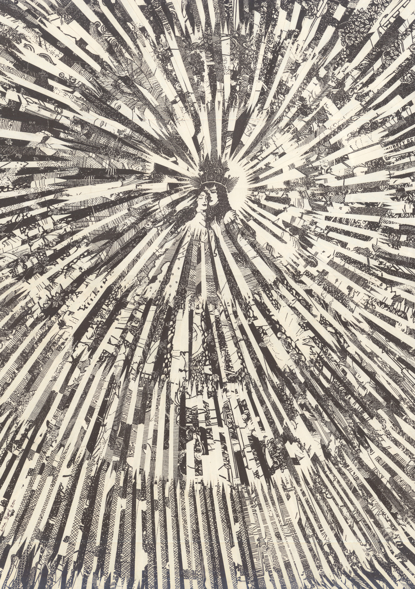 After Aubrey Beardsley 5, 2011, 8.2 x 11.6 inches