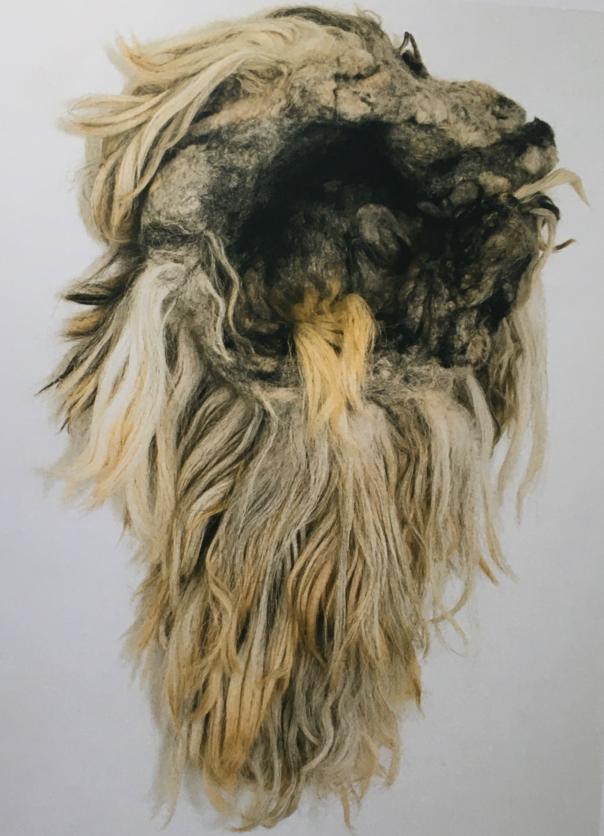 o.t. (headless), 2007Heidschnuckenwolle, gefilzt, ca. 120x80x15cmgerman heath wool, felted, ca. 120x80x15cm