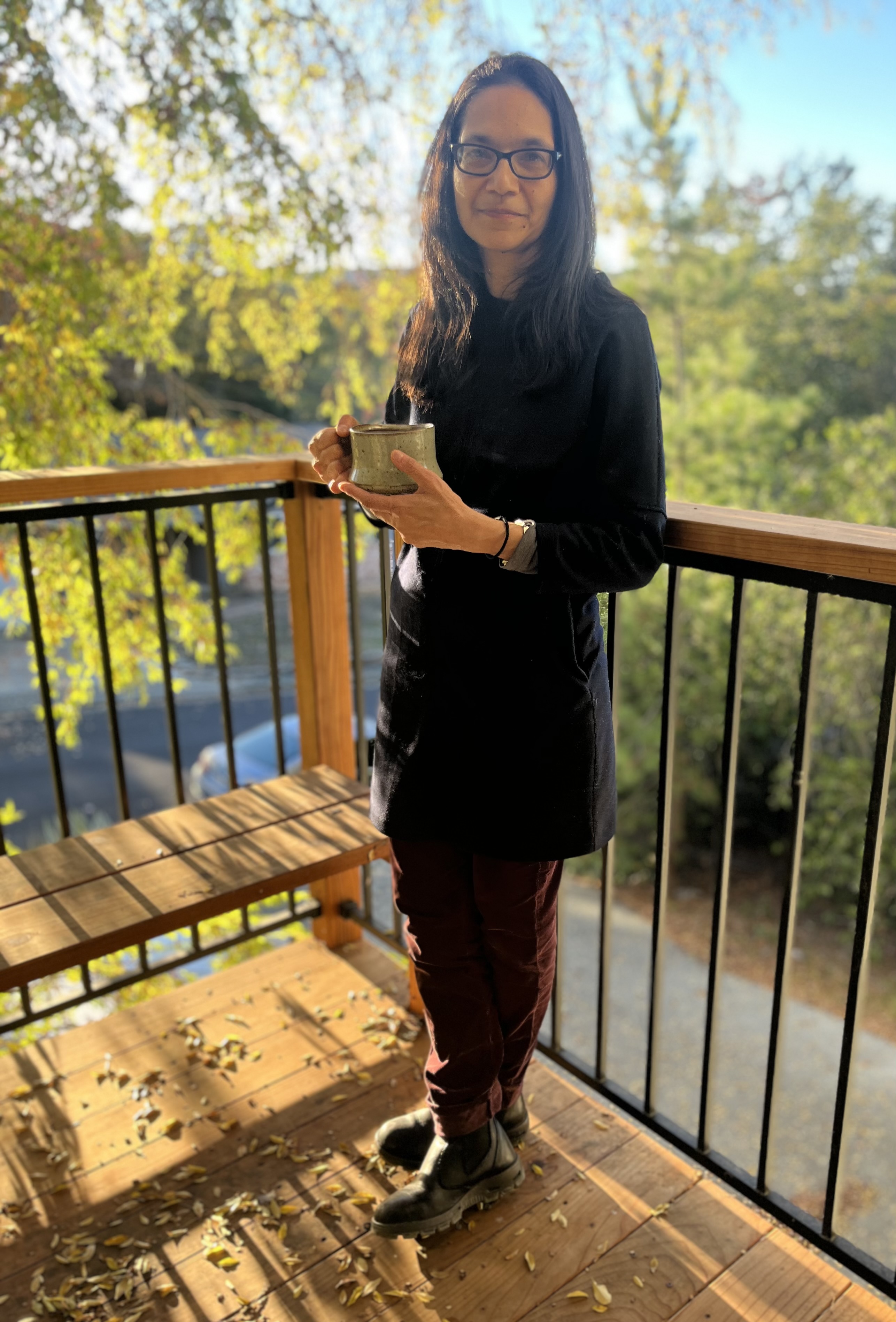 Shalini’s immigrant roots extend across the continent from north, east, midwest and west. To ground herself, she loves warm beverages at any time of the year.  Image Credit: Alan Agrawal 