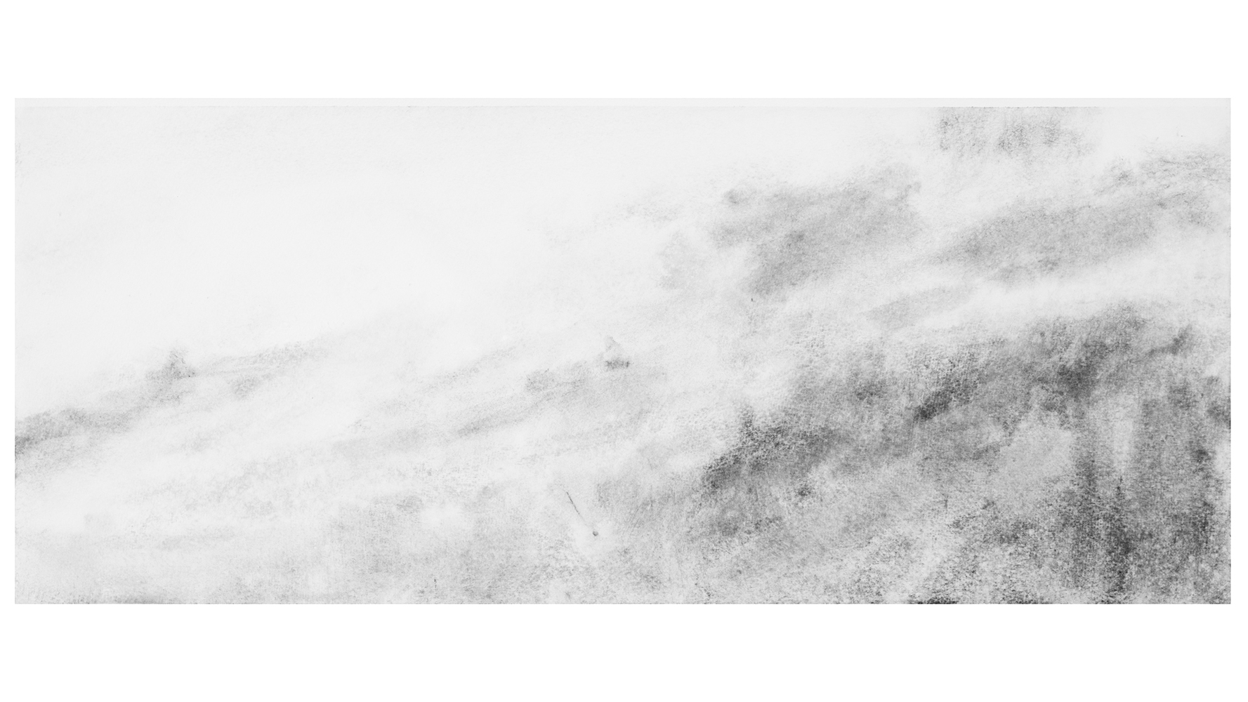 Pente (IV) [Slope (IV)]gouache on paper20,5 x 49 cm, 2024