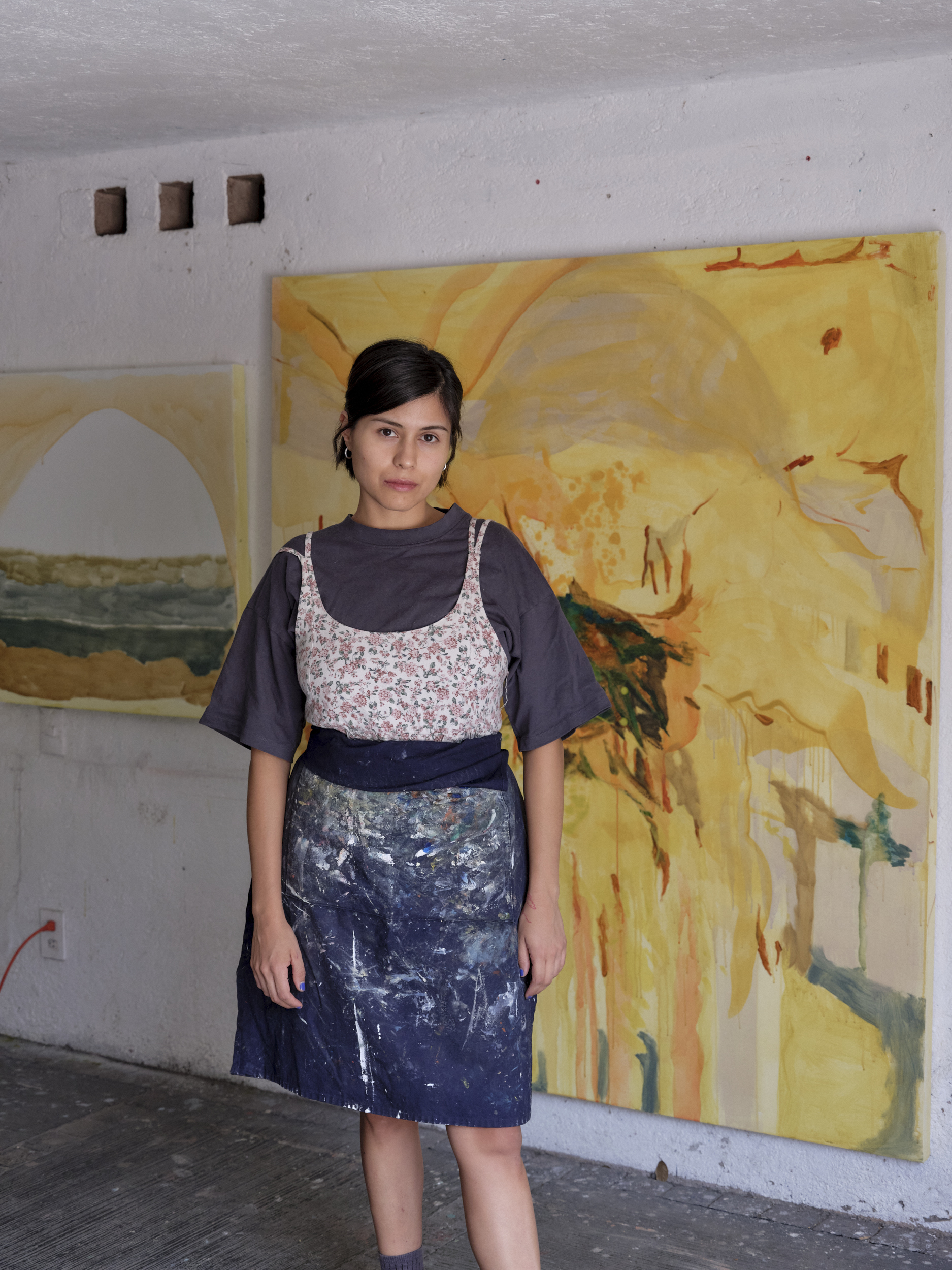 Mariana in the studio at JO-HS, Mexico City. Photo: Sergio López